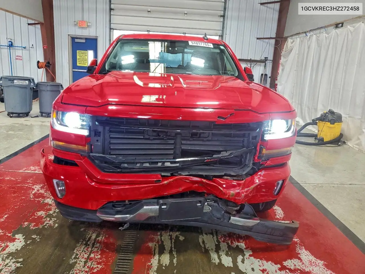 1GCVKREC3HZ272458 2017 Chevrolet Silverado K1500 Lt
