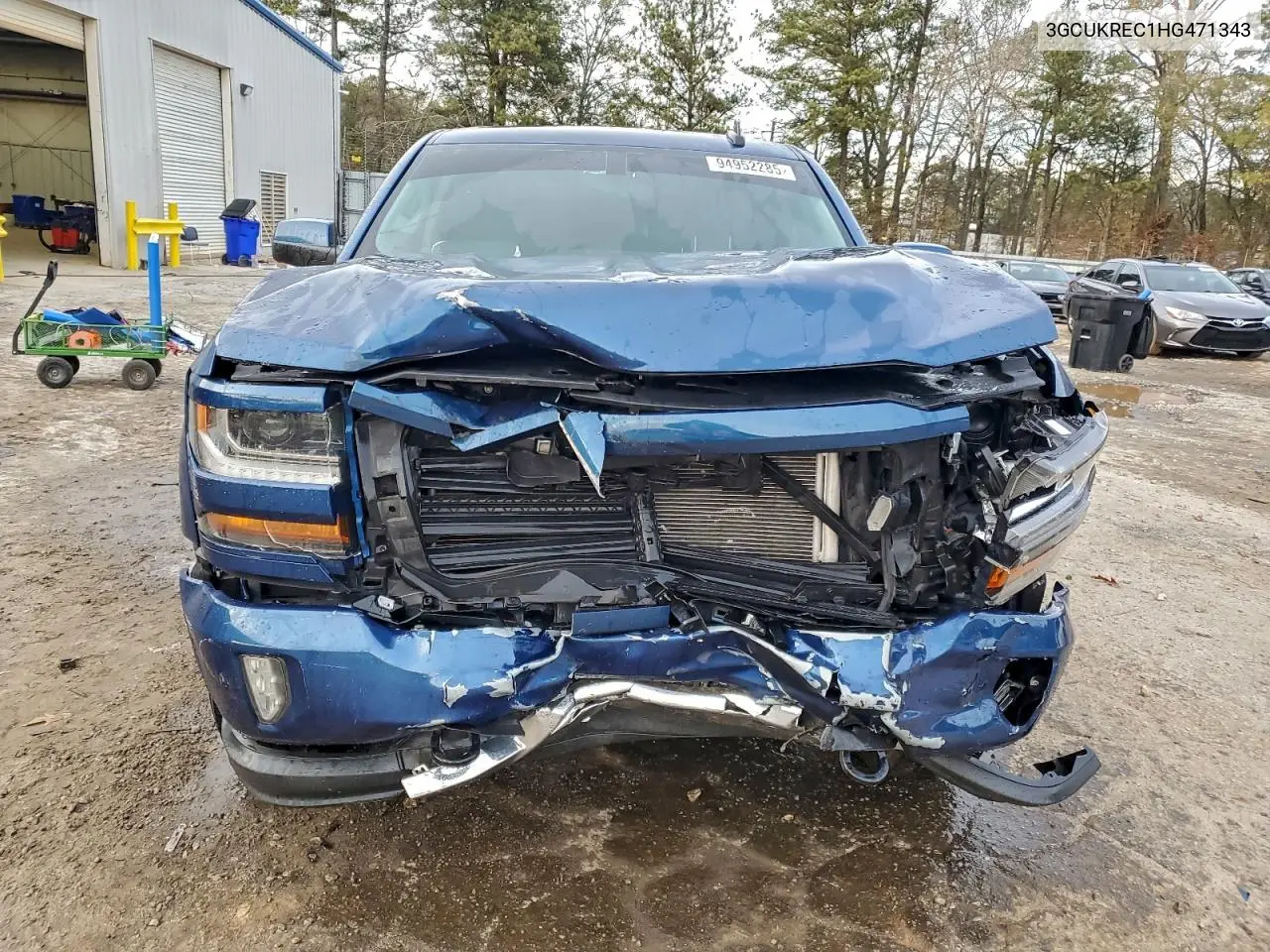 3GCUKREC1HG471343 2017 Chevrolet Silverado K1500 Lt