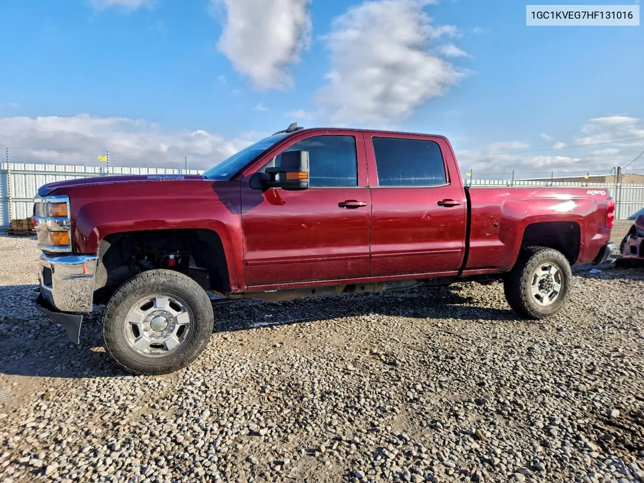 1GC1KVEG7HF131016 2017 Chevrolet Silverado K2500 Heavy Duty Lt