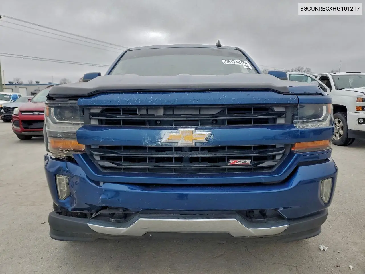 3GCUKRECXHG101217 2017 Chevrolet Silverado K1500 Lt