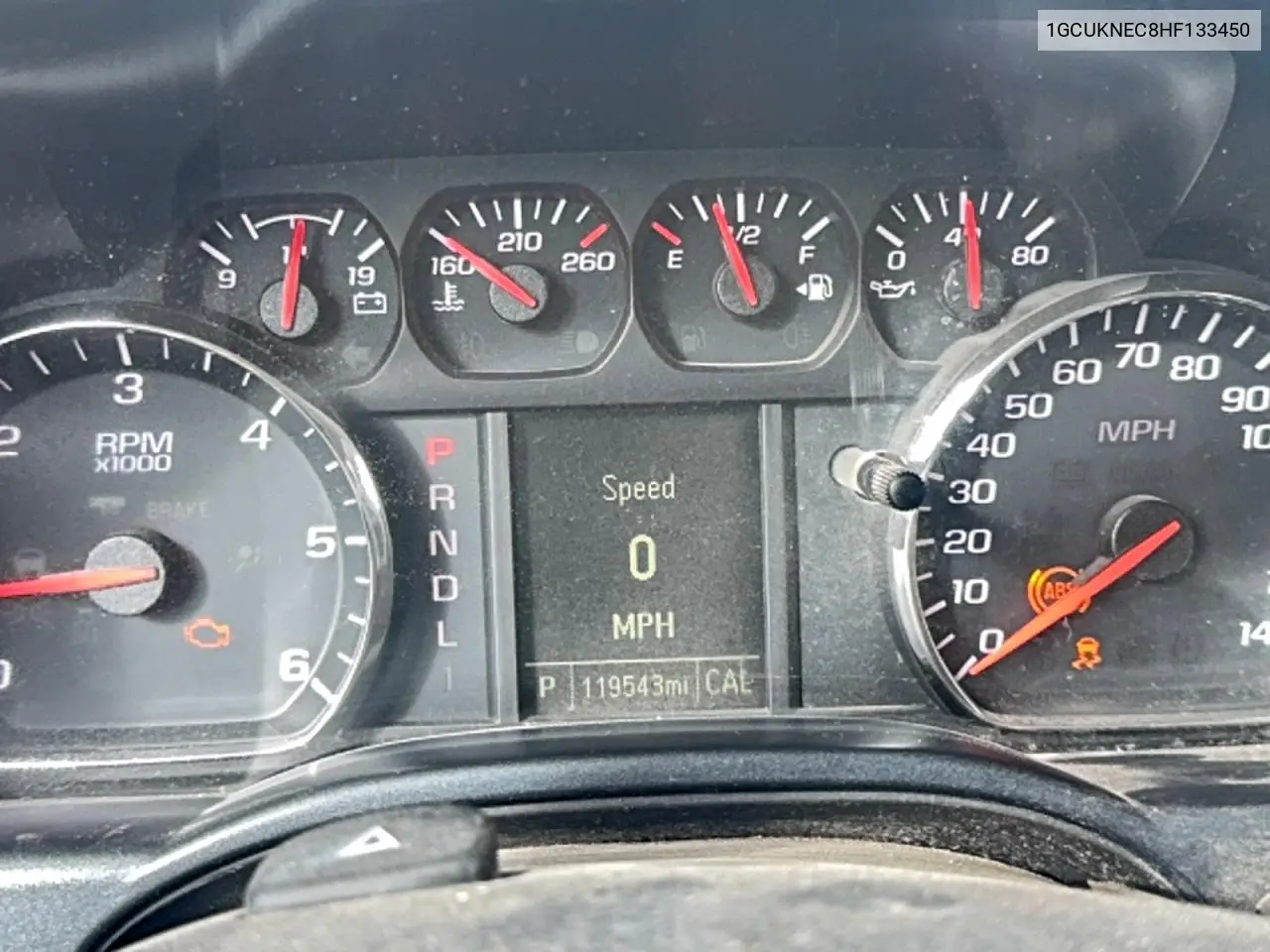 1GCUKNEC8HF133450 2017 Chevrolet Silverado K1500