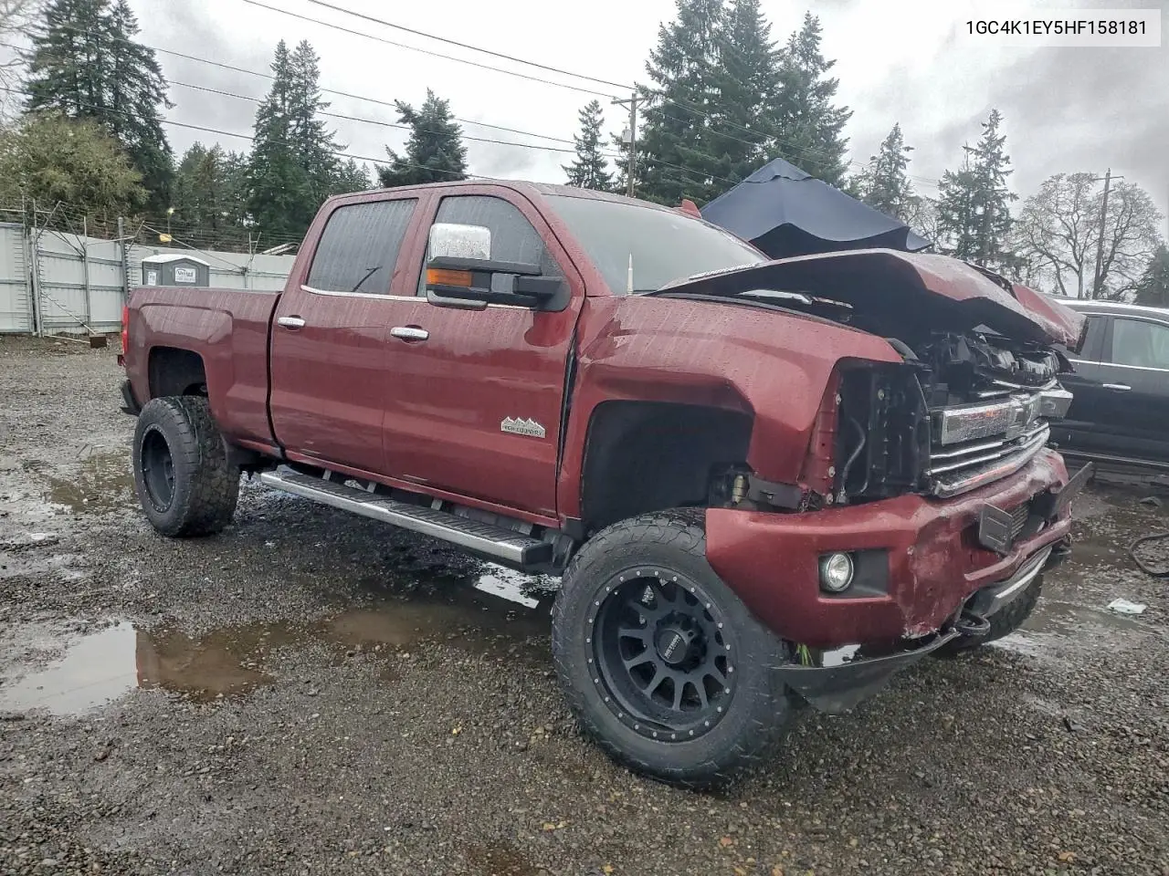 1GC4K1EY5HF158181 2017 Chevrolet Silverado K3500 High Country