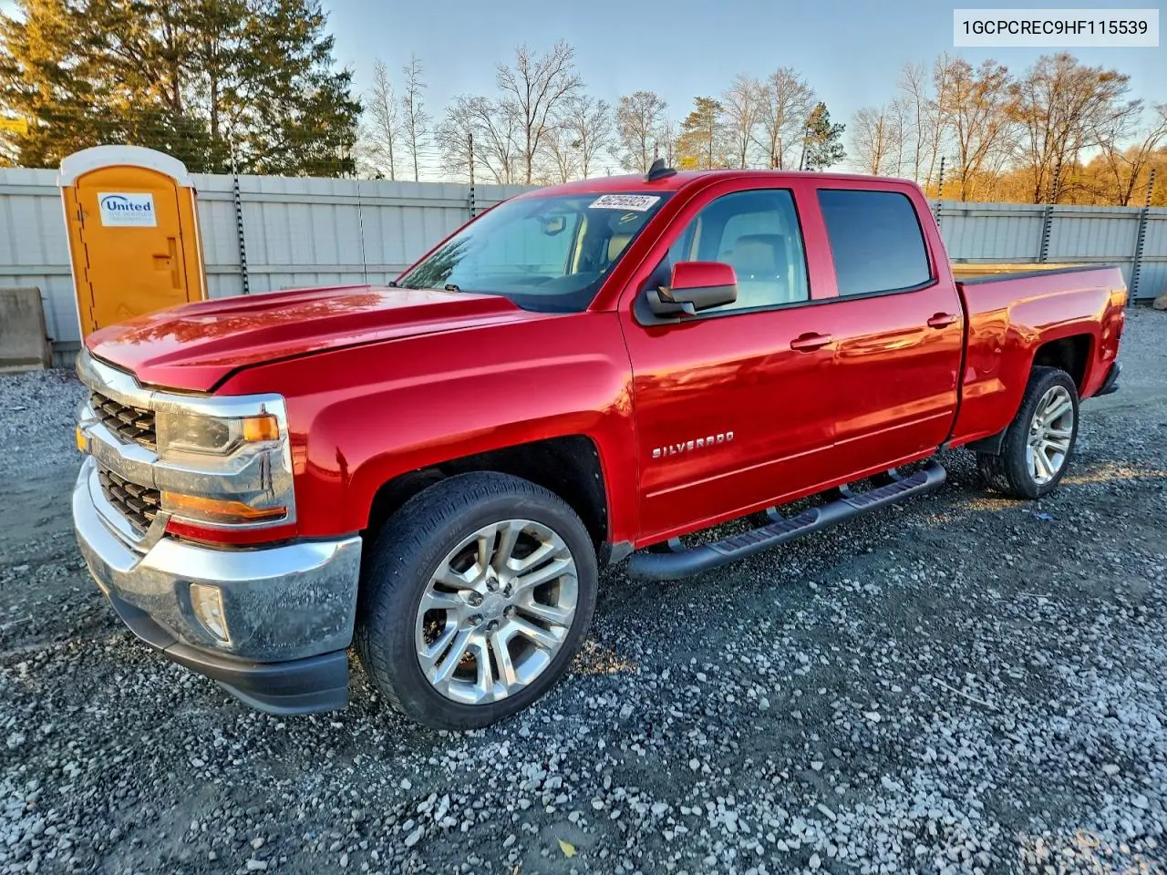 1GCPCREC9HF115539 2017 Chevrolet Silverado C1500 Lt