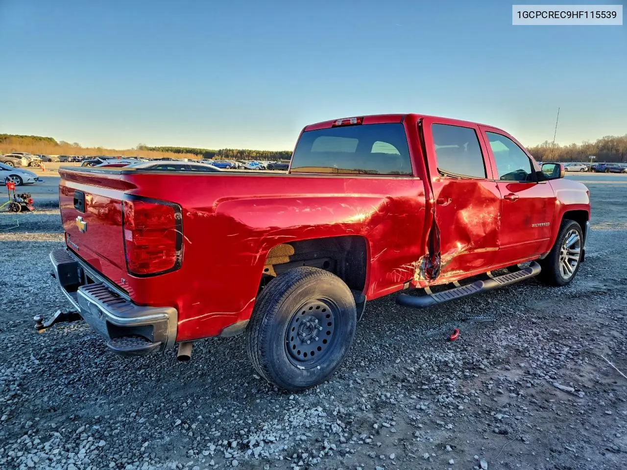1GCPCREC9HF115539 2017 Chevrolet Silverado C1500 Lt