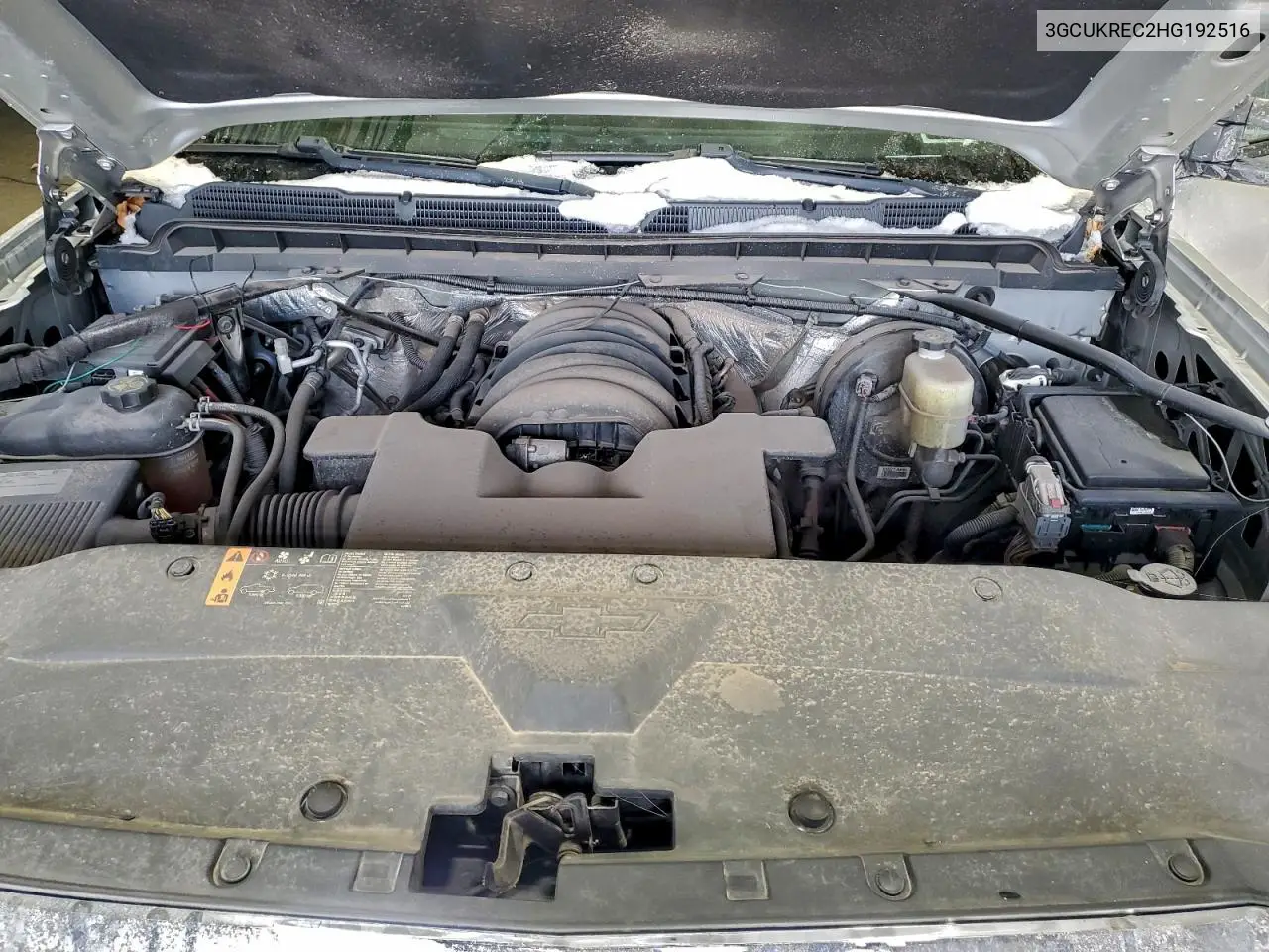 3GCUKREC2HG192516 2017 Chevrolet Silverado K1500 Lt