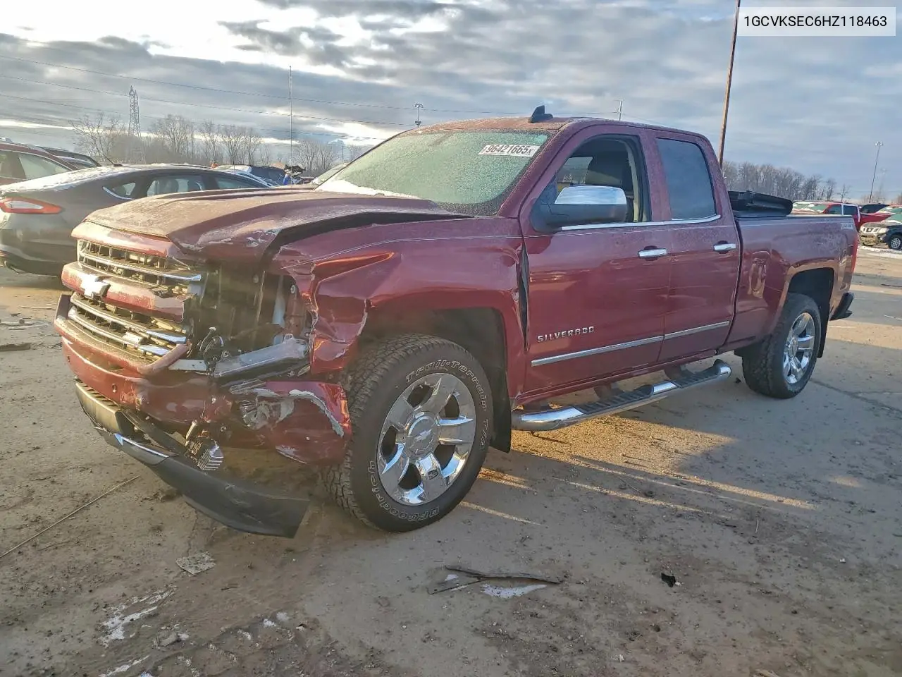 1GCVKSEC6HZ118463 2017 Chevrolet Silverado K1500 Ltz