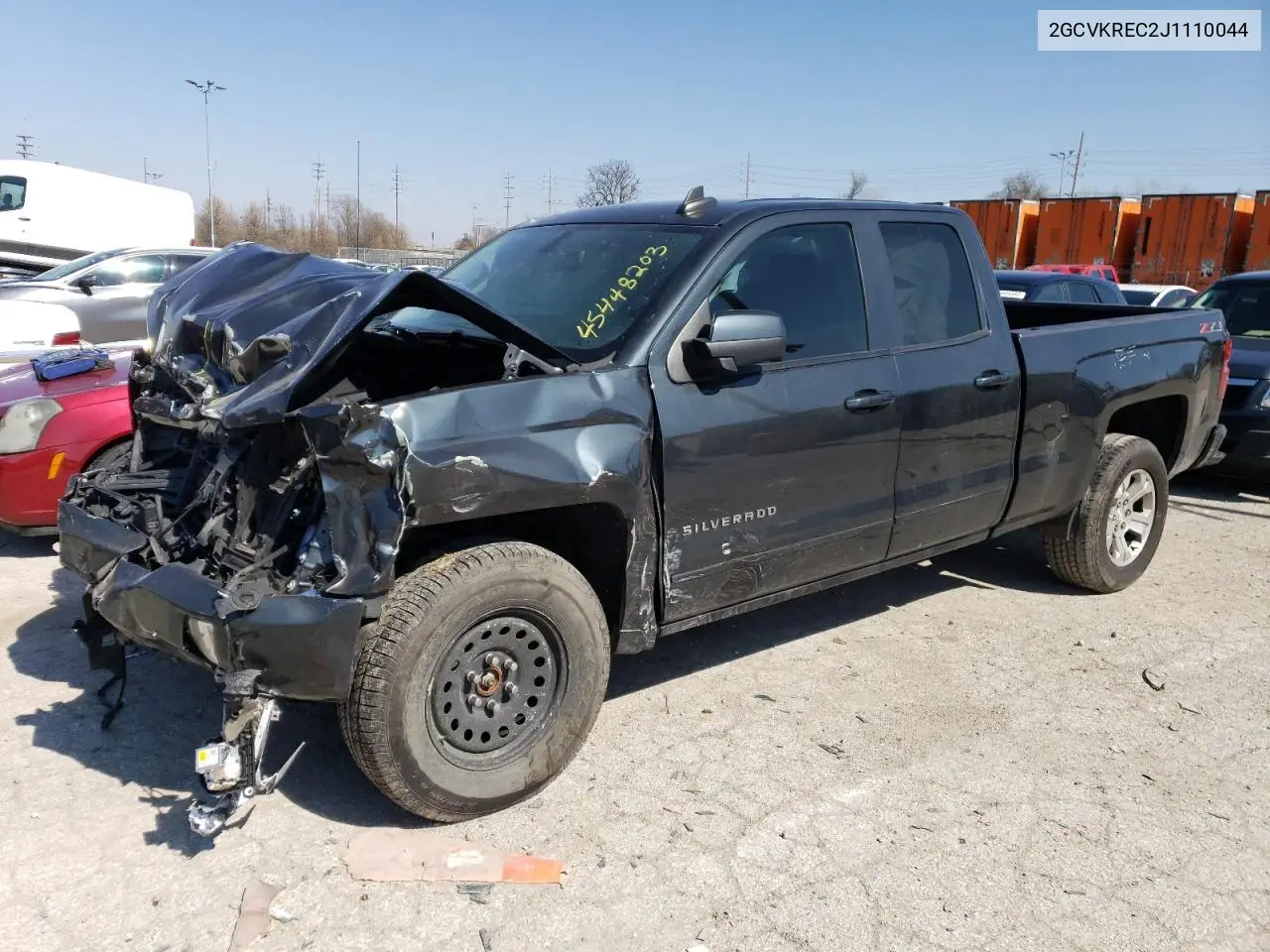 2GCVKREC2J1110044 2018 Chevrolet Silverado K1500 Lt