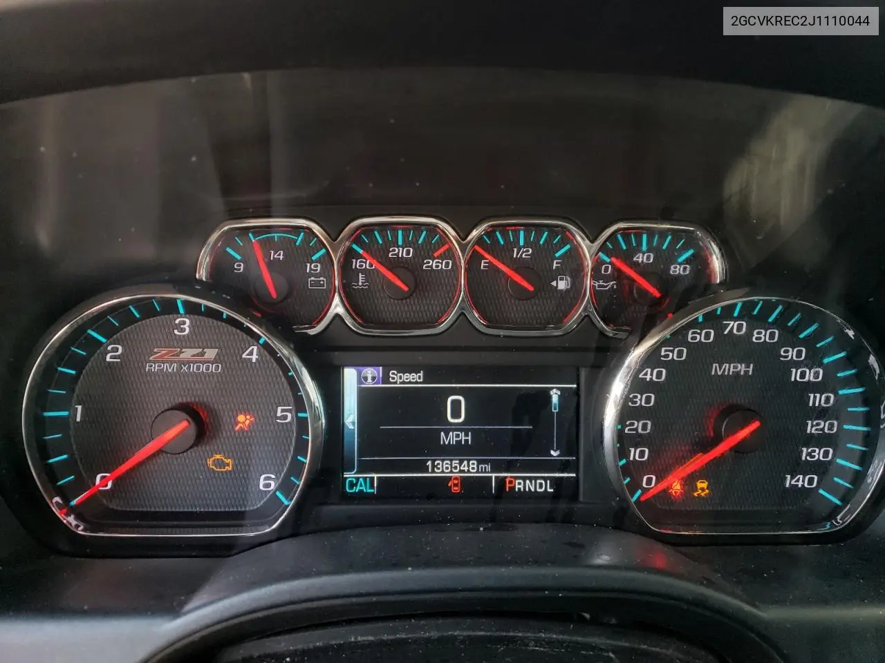 2GCVKREC2J1110044 2018 Chevrolet Silverado K1500 Lt