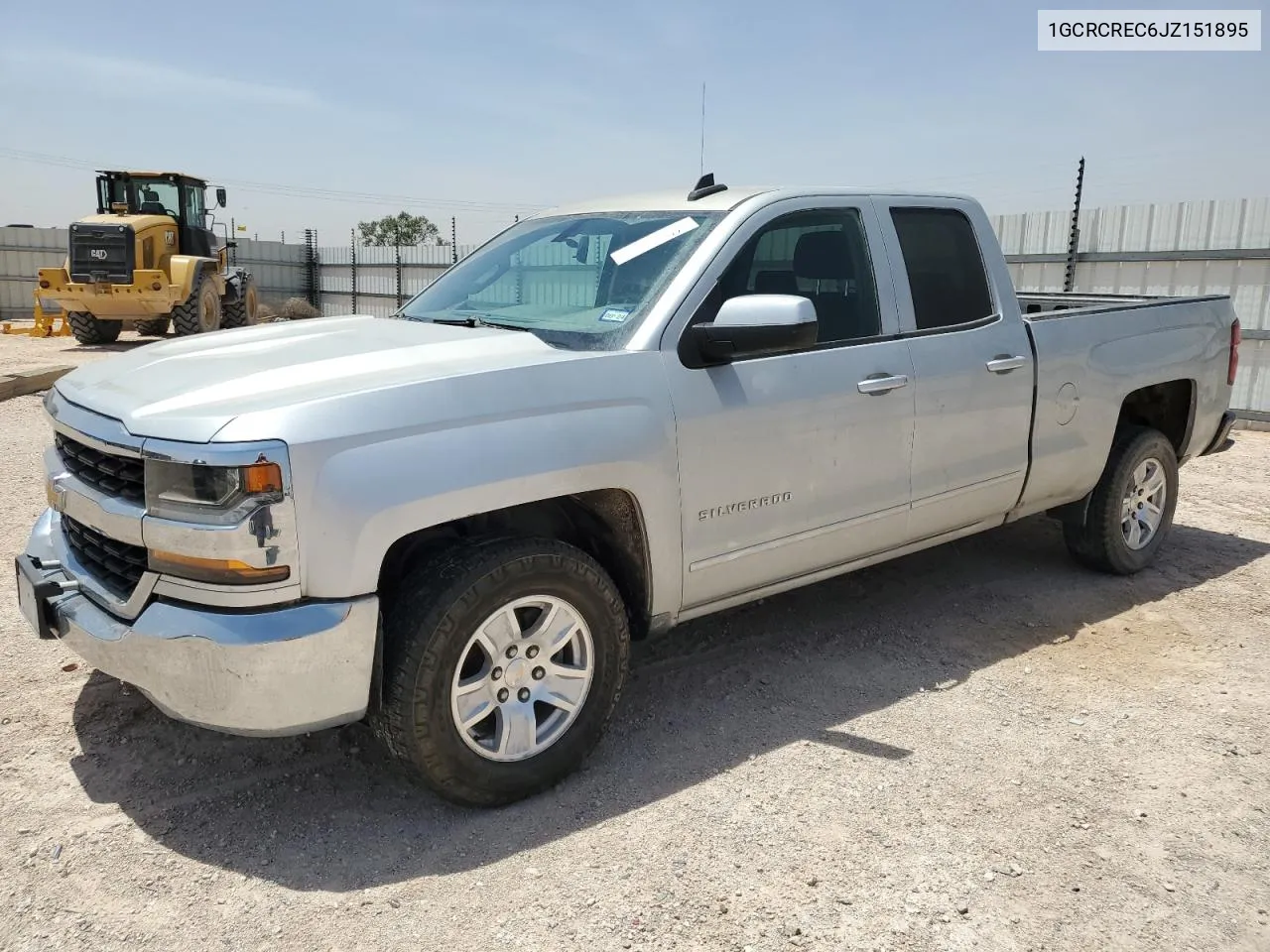 2018 Chevrolet Silverado C1500 Lt VIN: 1GCRCREC6JZ151895 Lot: 57514404