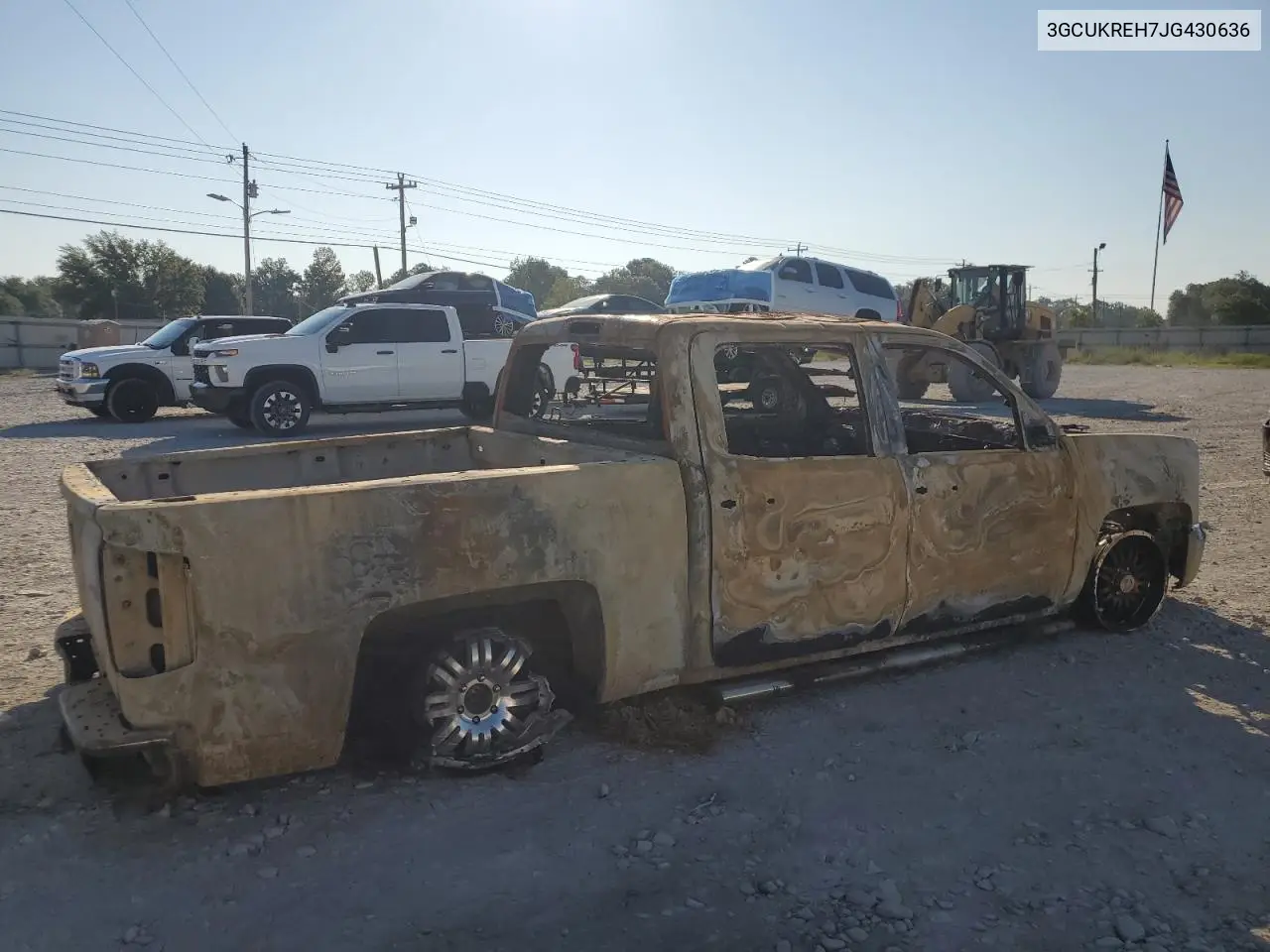 3GCUKREH7JG430636 2018 Chevrolet Silverado K1500 Lt