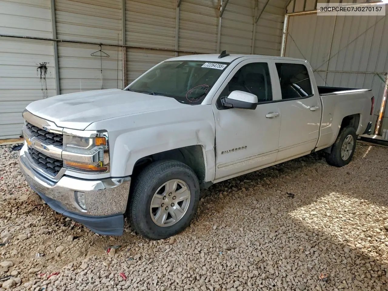 3GCPCREC7JG270157 2018 Chevrolet Silverado C1500 Lt