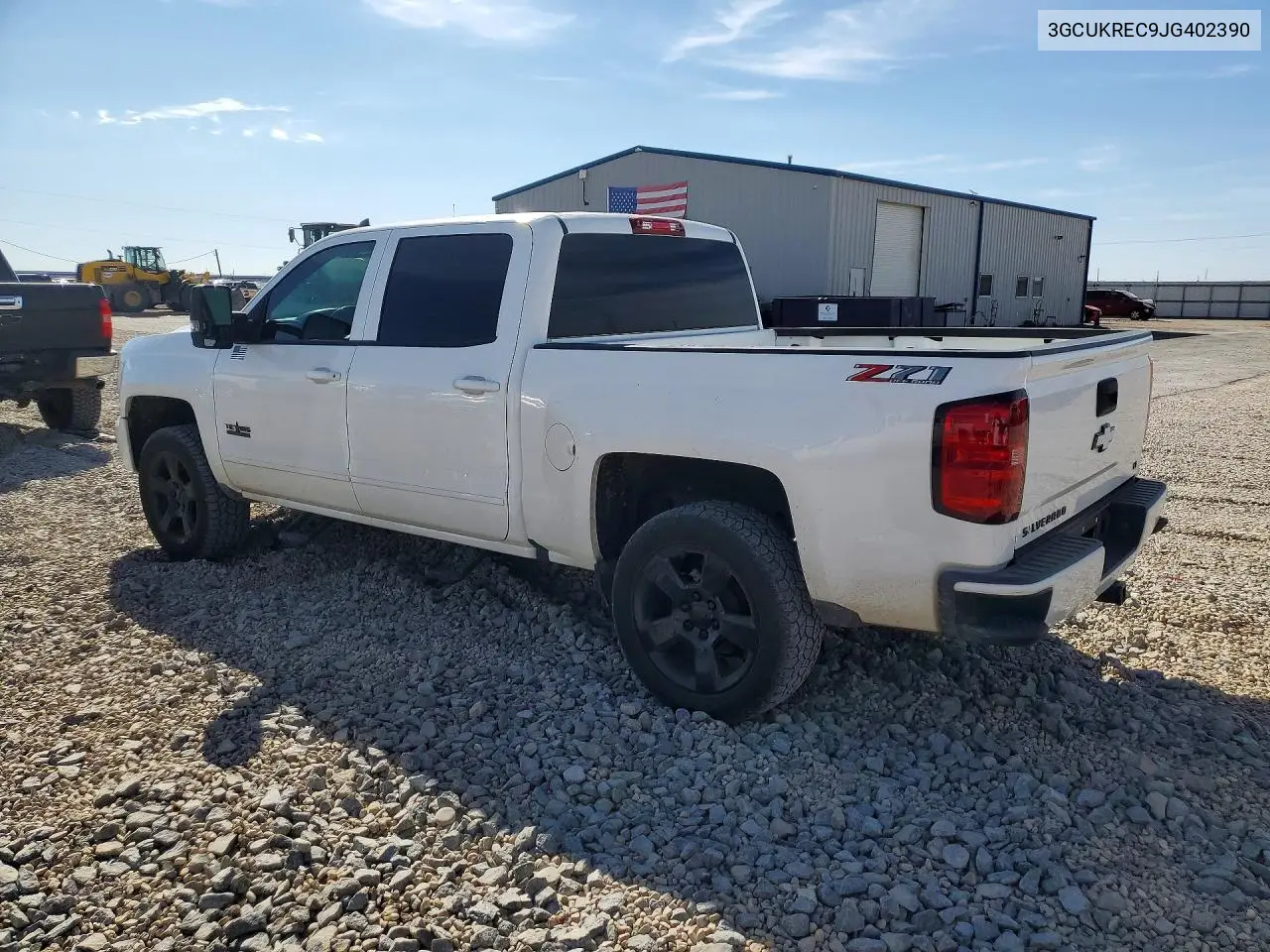 3GCUKREC9JG402390 2018 Chevrolet Silverado K1500 Lt