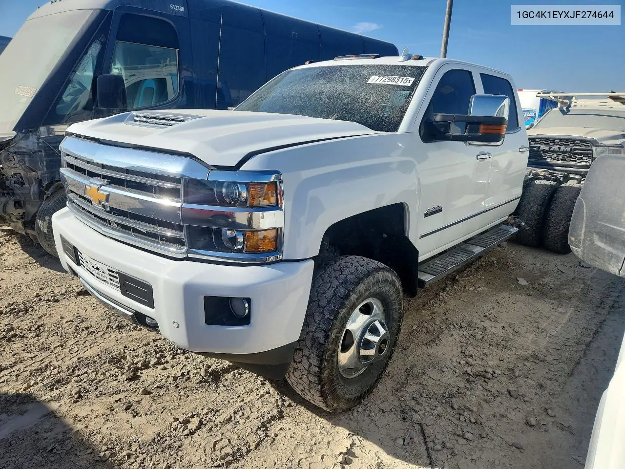 1GC4K1EYXJF274644 2018 Chevrolet Silverado K3500 High Country
