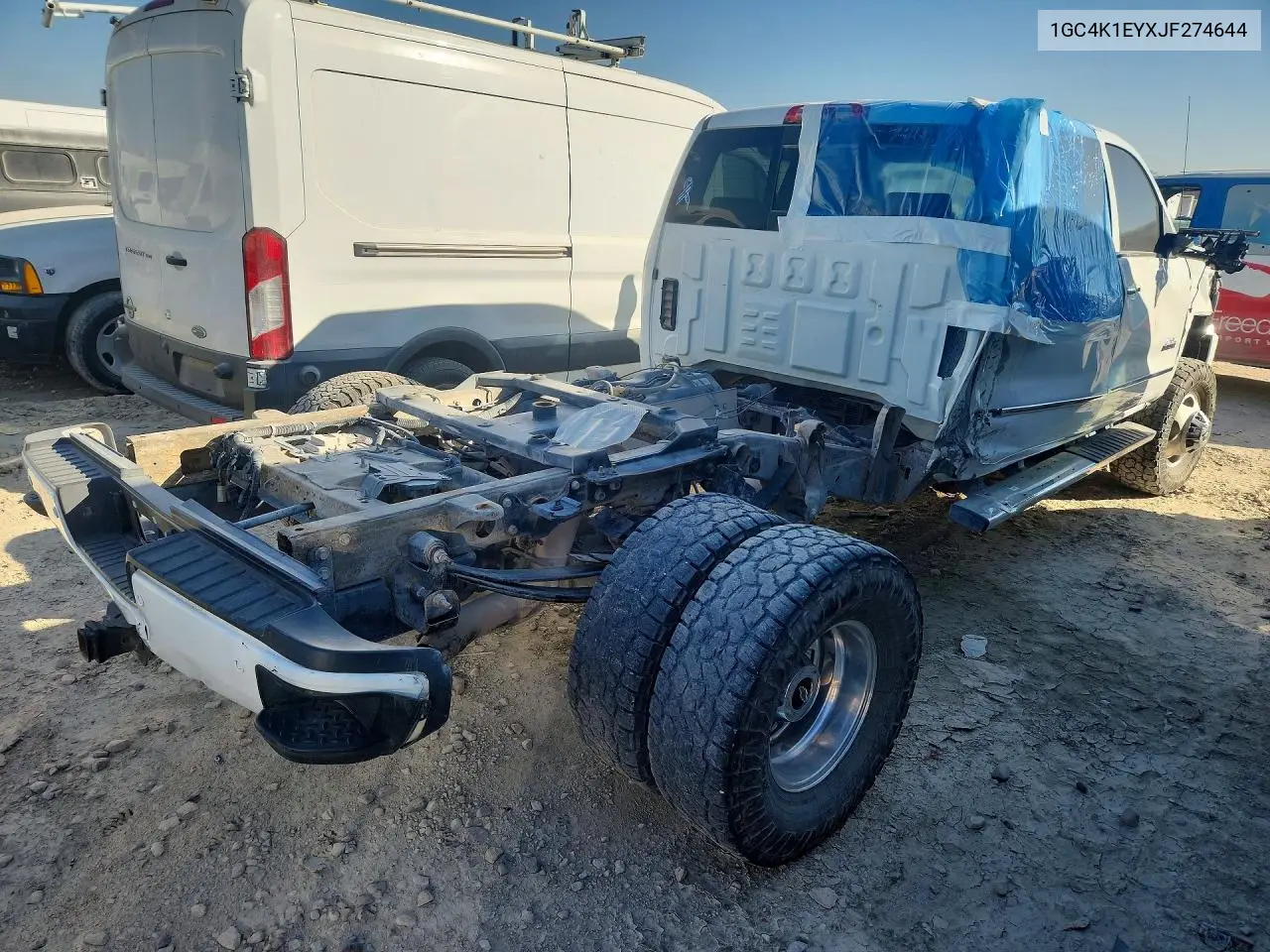 1GC4K1EYXJF274644 2018 Chevrolet Silverado K3500 High Country