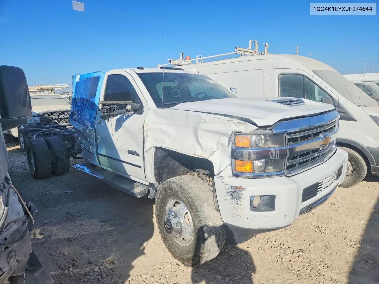 1GC4K1EYXJF274644 2018 Chevrolet Silverado K3500 High Country