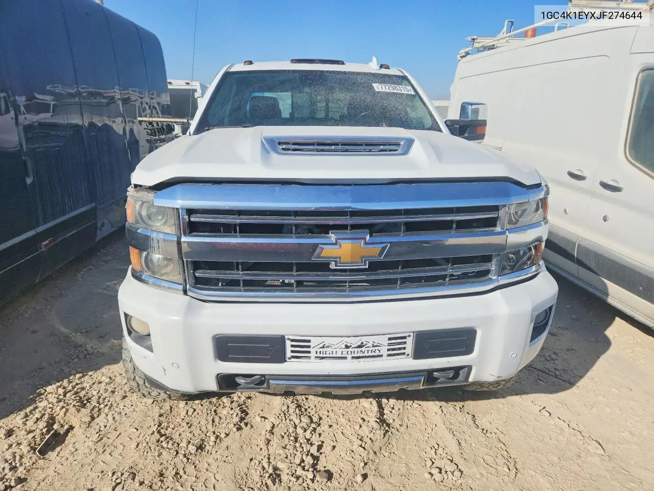 1GC4K1EYXJF274644 2018 Chevrolet Silverado K3500 High Country