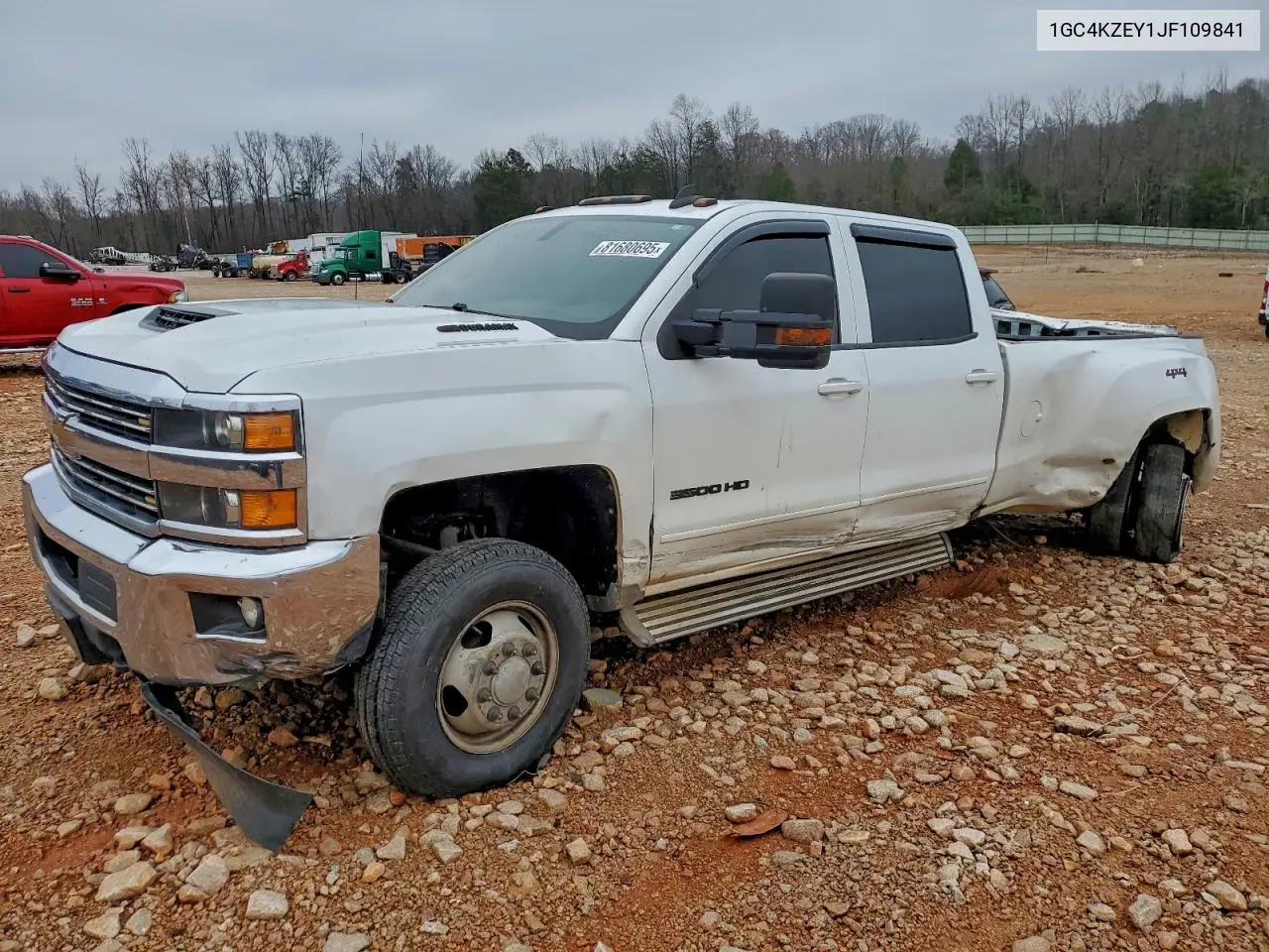 1GC4KZEY1JF109841 2018 Chevrolet Silverado K3500 Lt