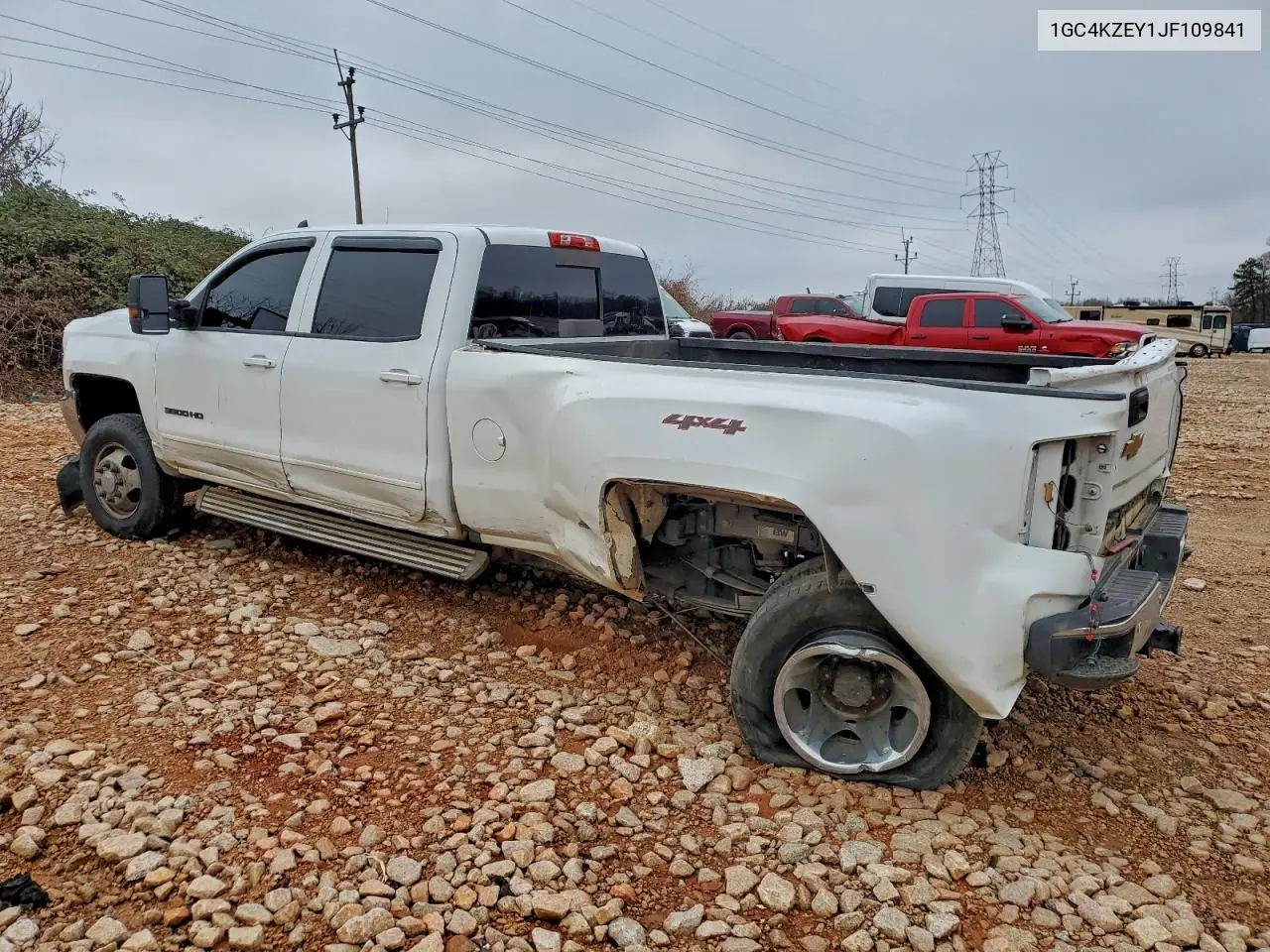 1GC4KZEY1JF109841 2018 Chevrolet Silverado K3500 Lt