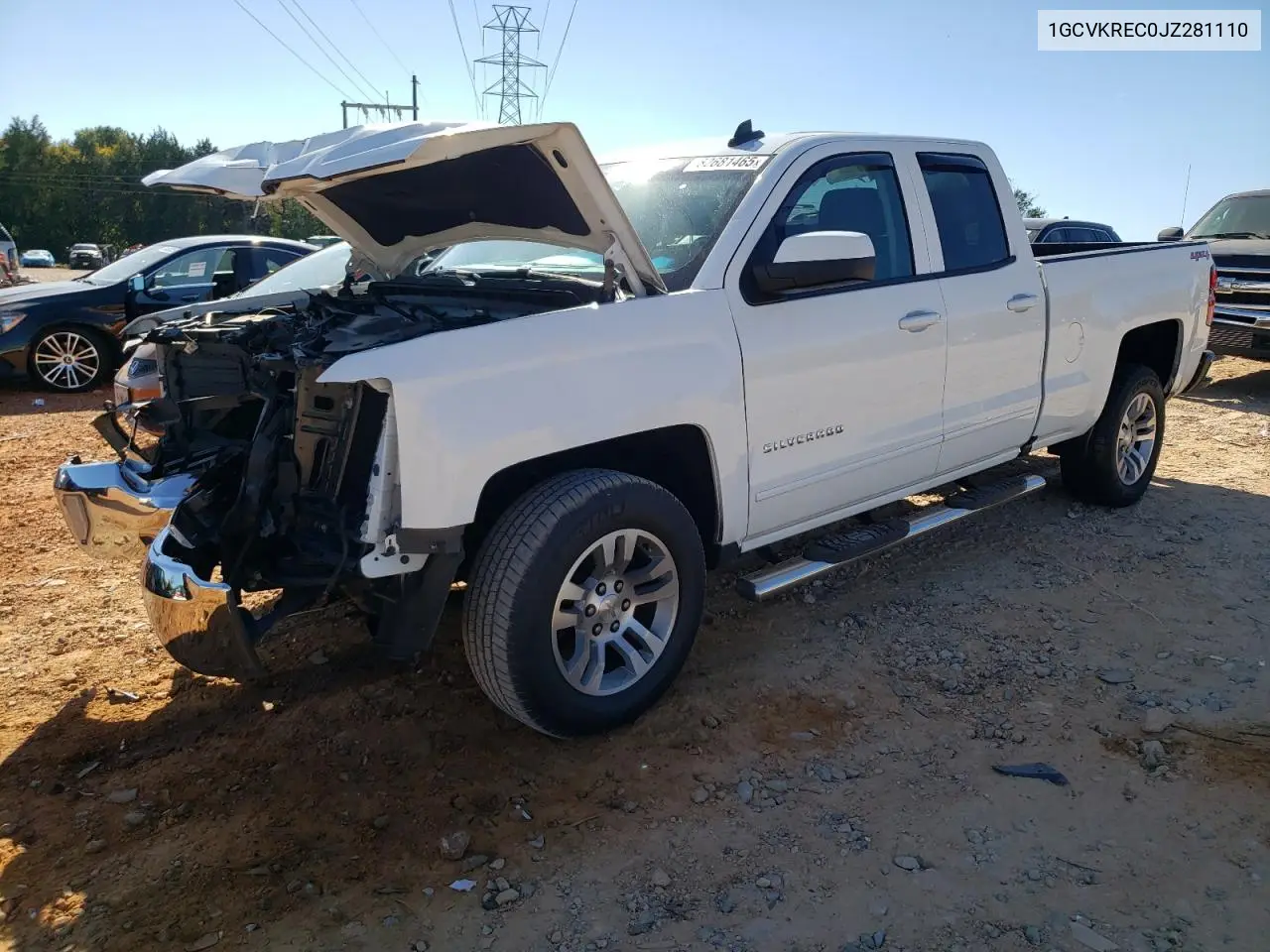 1GCVKREC0JZ281110 2018 Chevrolet Silverado K1500 Lt
