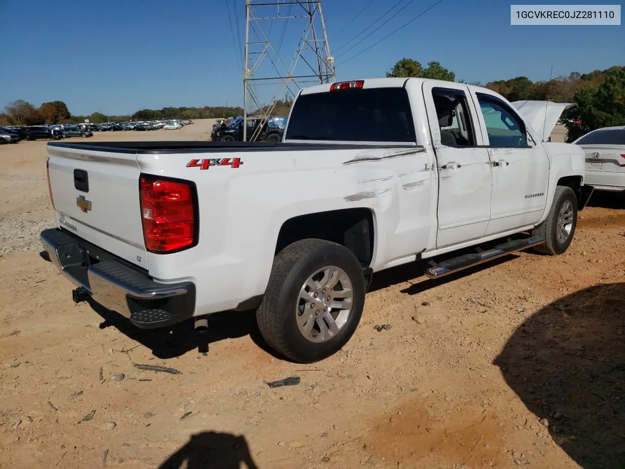 1GCVKREC0JZ281110 2018 Chevrolet Silverado K1500 Lt