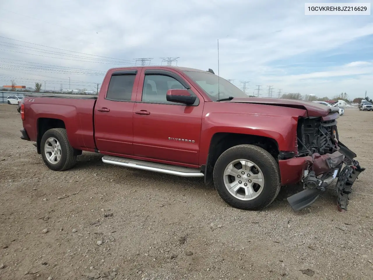 1GCVKREH8JZ216629 2018 Chevrolet Silverado K1500 Lt