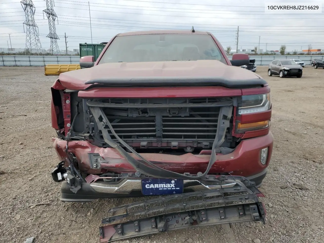 1GCVKREH8JZ216629 2018 Chevrolet Silverado K1500 Lt