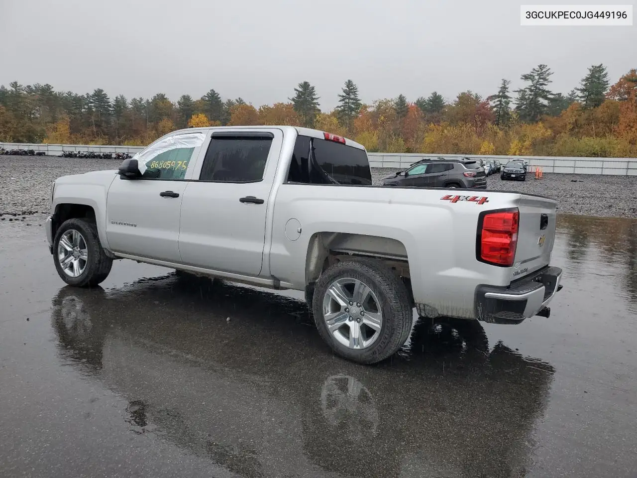 3GCUKPEC0JG449196 2018 Chevrolet Silverado K1500 Custom