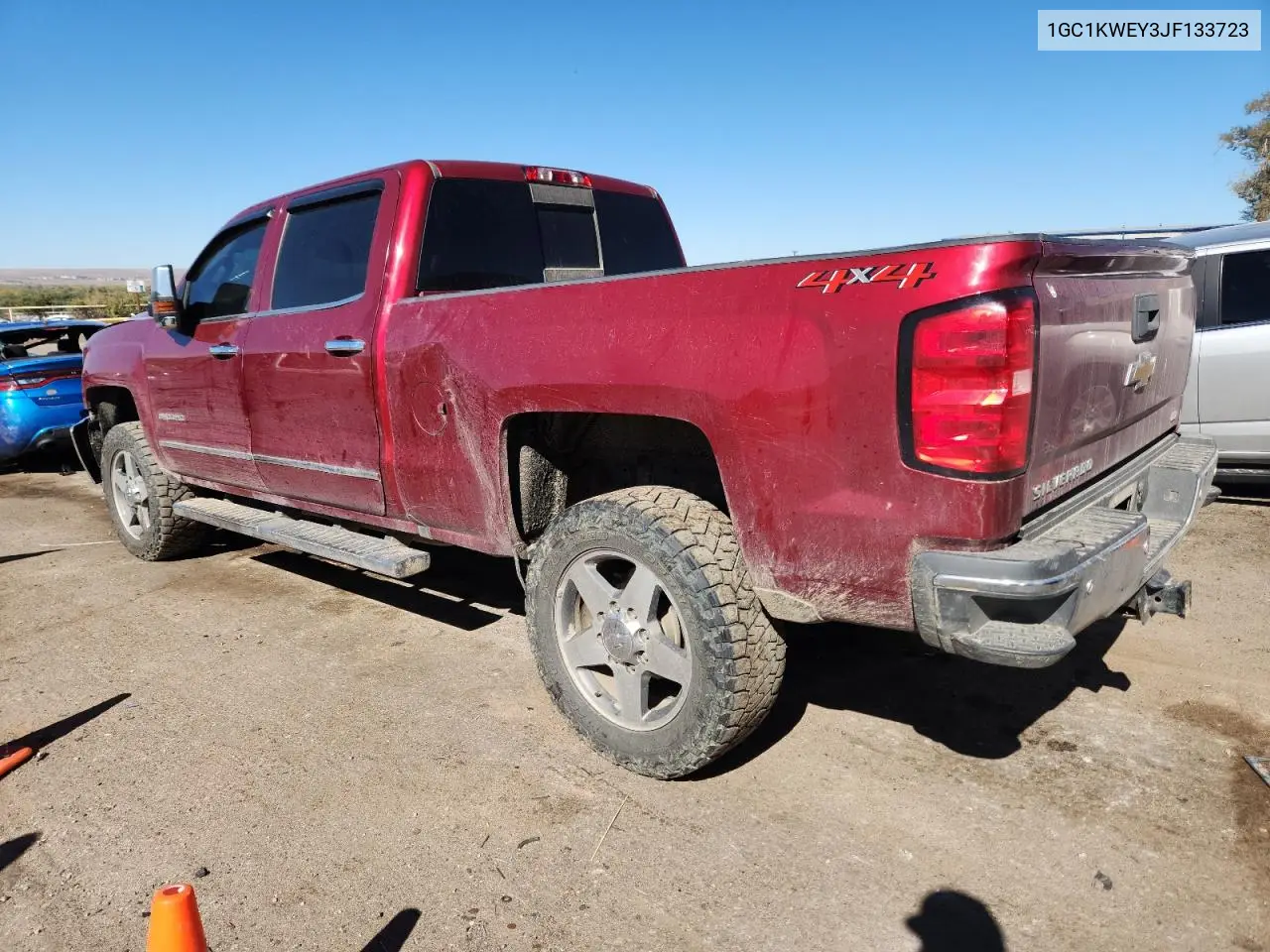 1GC1KWEY3JF133723 2018 Chevrolet Silverado K2500 Heavy Duty Ltz