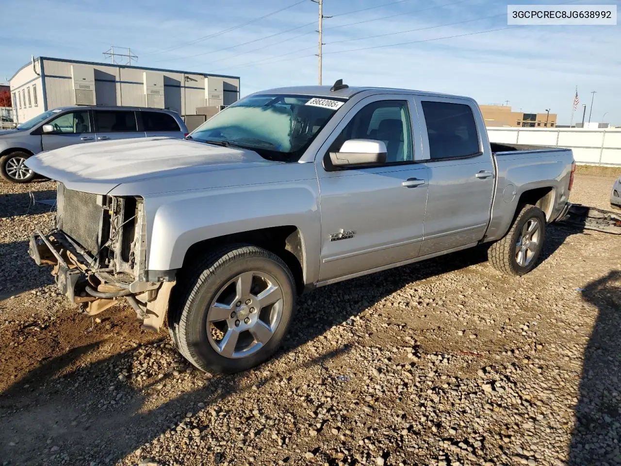 3GCPCREC8JG638992 2018 Chevrolet Silverado C1500 Lt