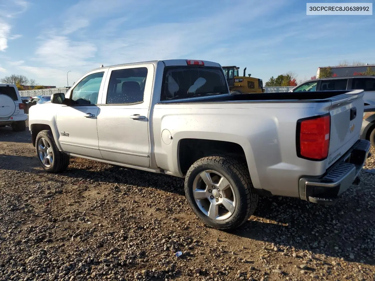 3GCPCREC8JG638992 2018 Chevrolet Silverado C1500 Lt