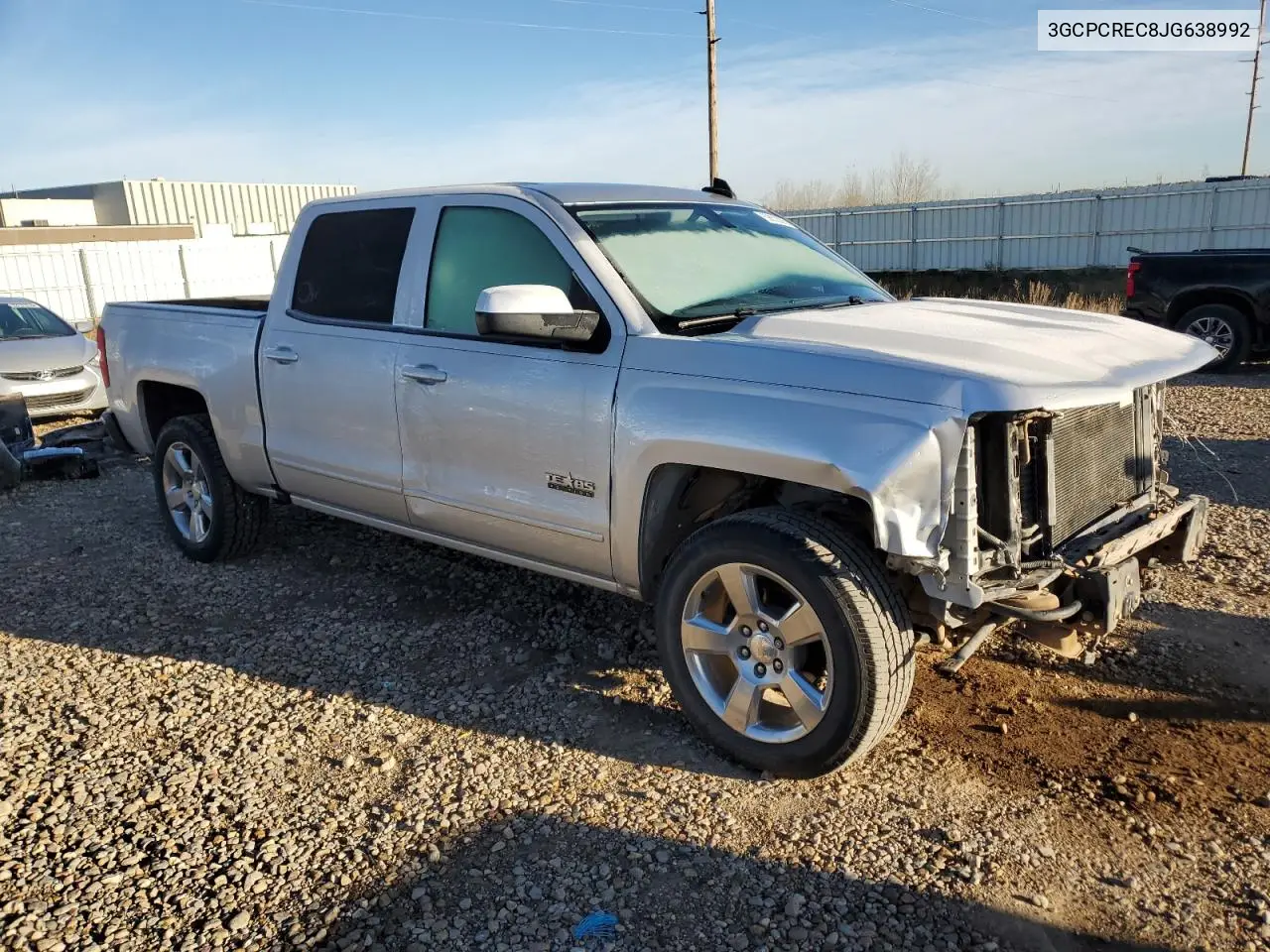 3GCPCREC8JG638992 2018 Chevrolet Silverado C1500 Lt