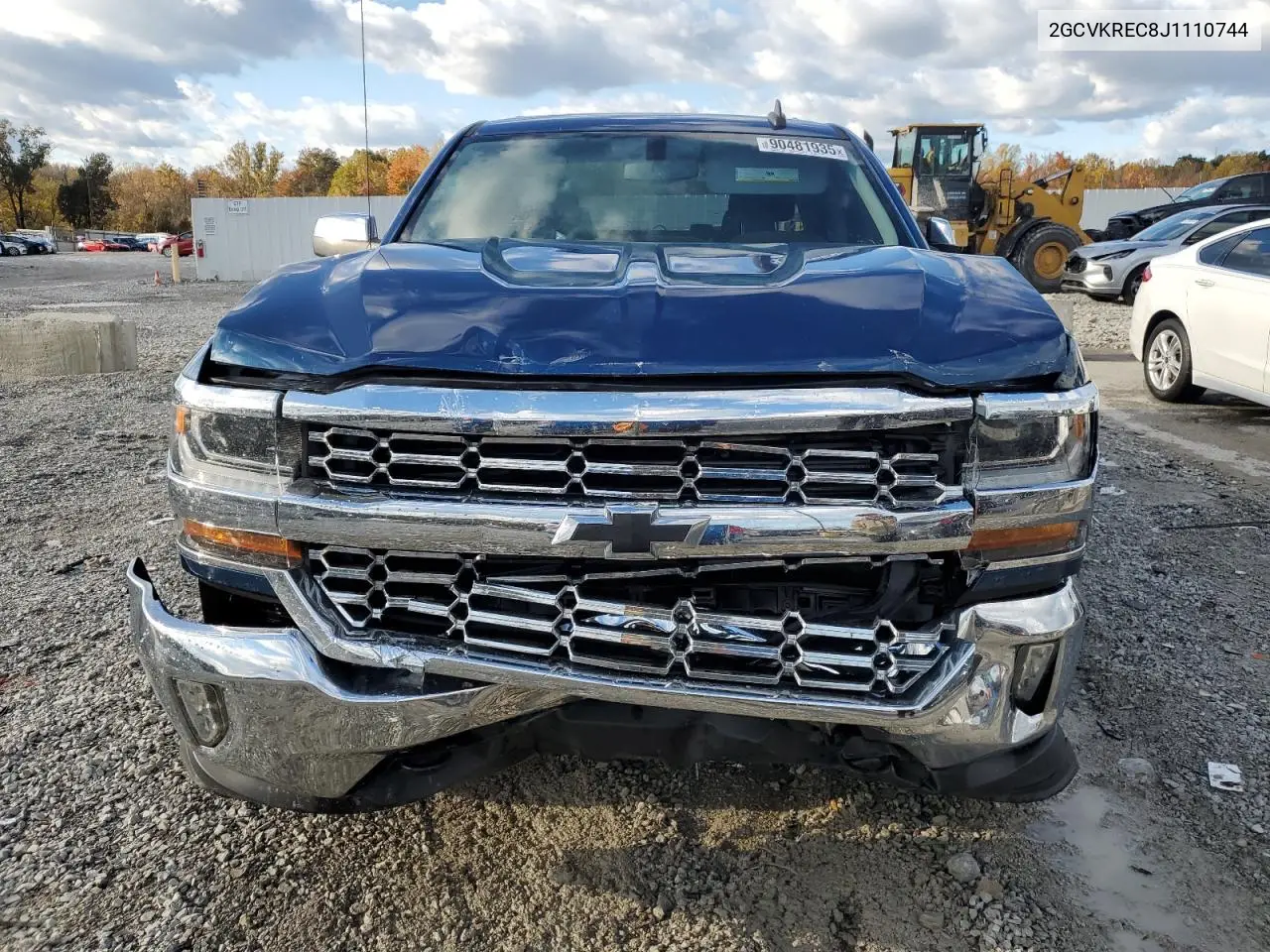 2GCVKREC8J1110744 2018 Chevrolet Silverado K1500 Lt