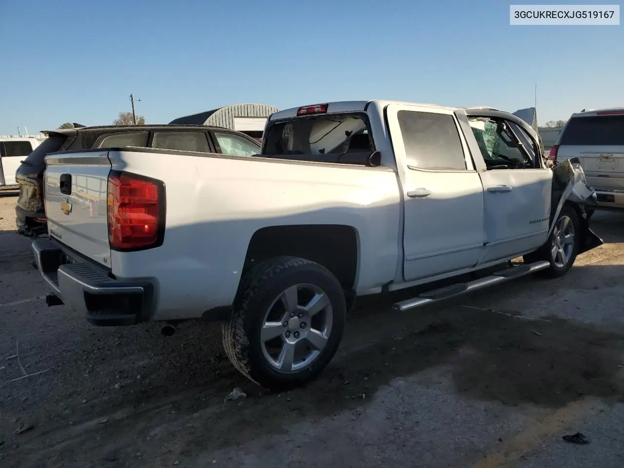 3GCUKRECXJG519167 2018 Chevrolet Silverado K1500 Lt