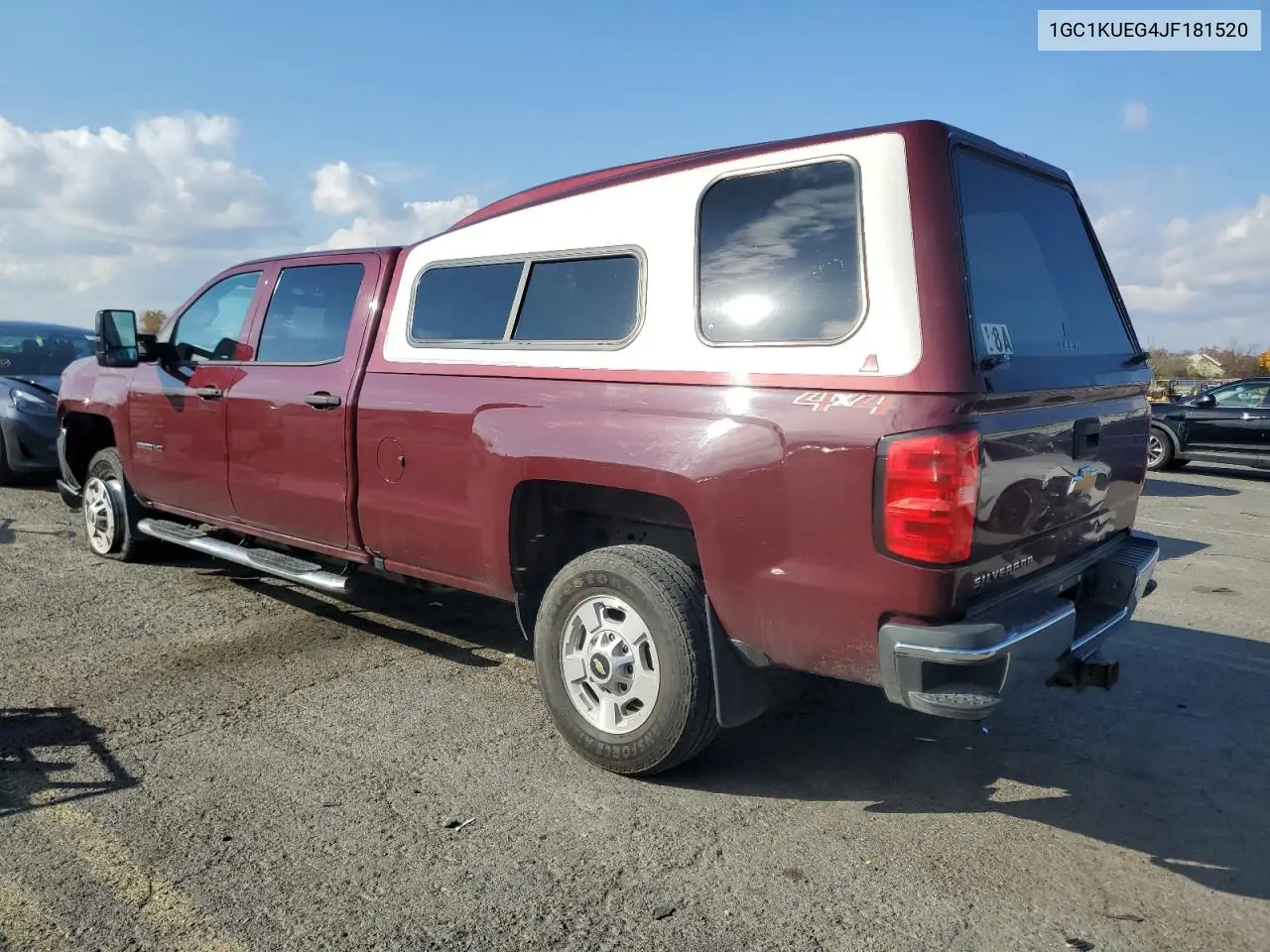1GC1KUEG4JF181520 2018 Chevrolet Silverado K2500 Heavy Duty