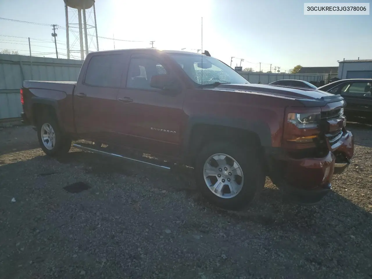3GCUKREC3JG378006 2018 Chevrolet Silverado K1500 Lt