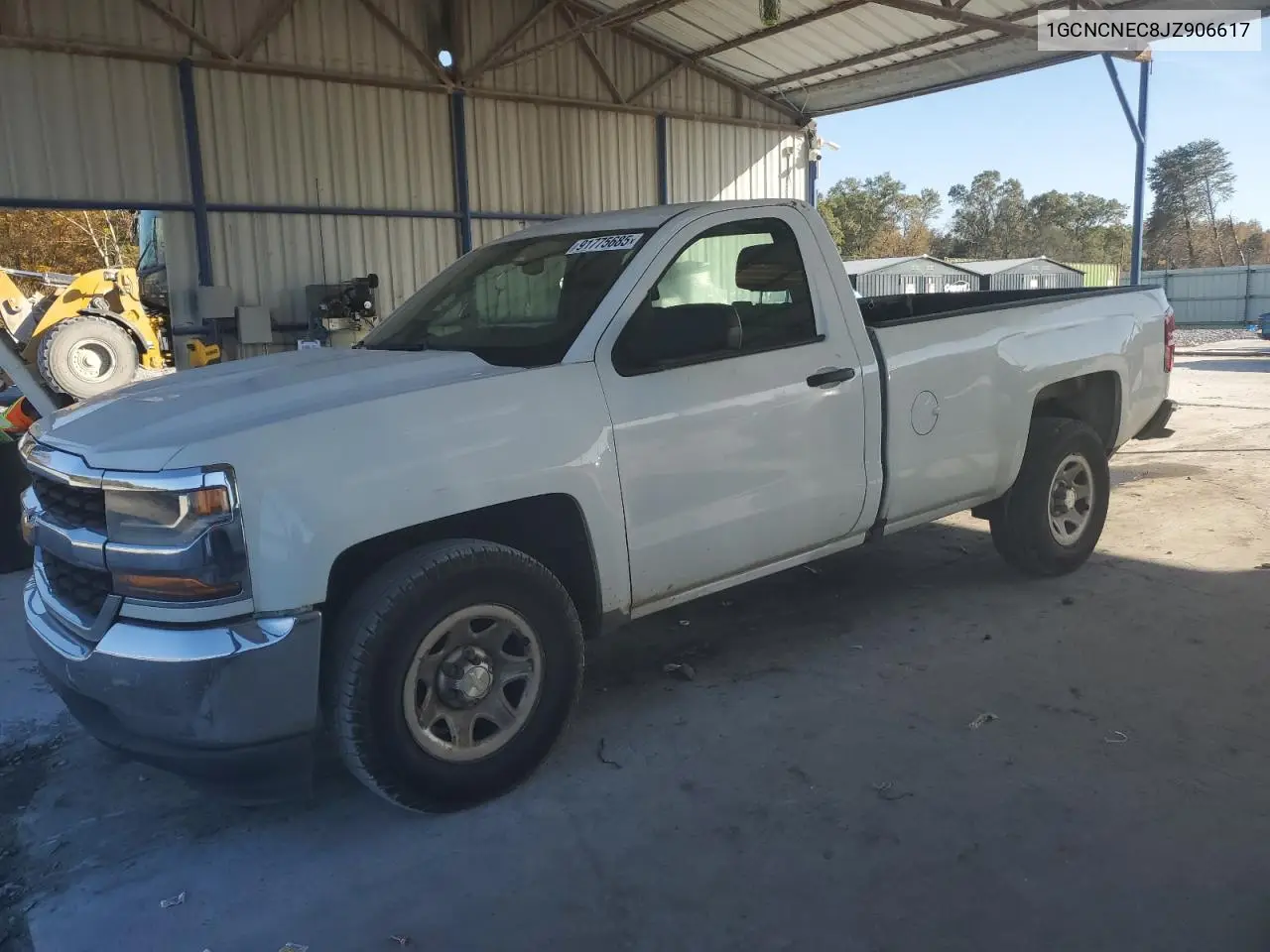 1GCNCNEC8JZ906617 2018 Chevrolet Silverado C1500