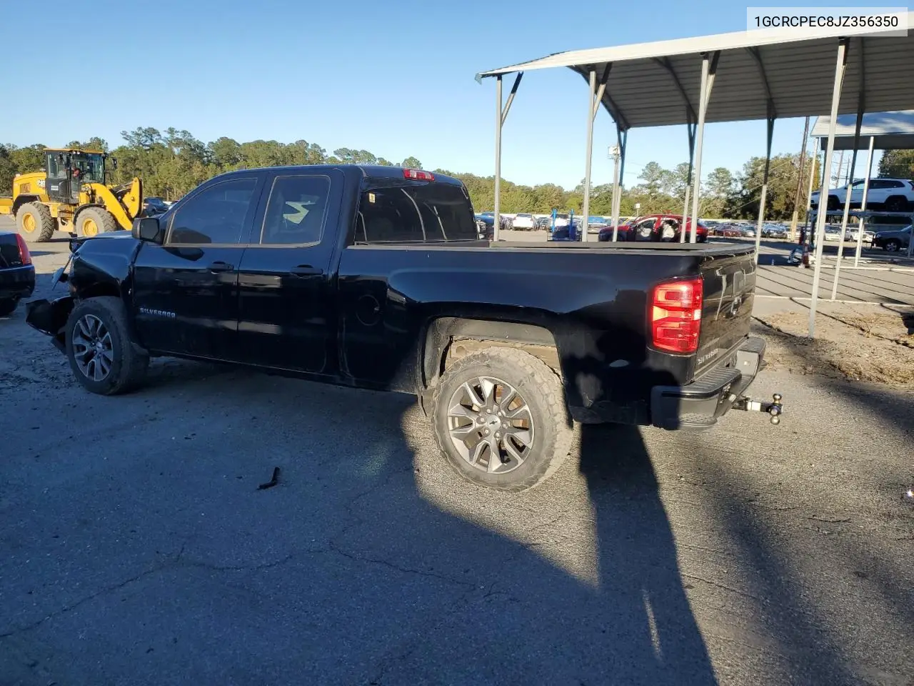 1GCRCPEC8JZ356350 2018 Chevrolet Silverado C1500 Custom