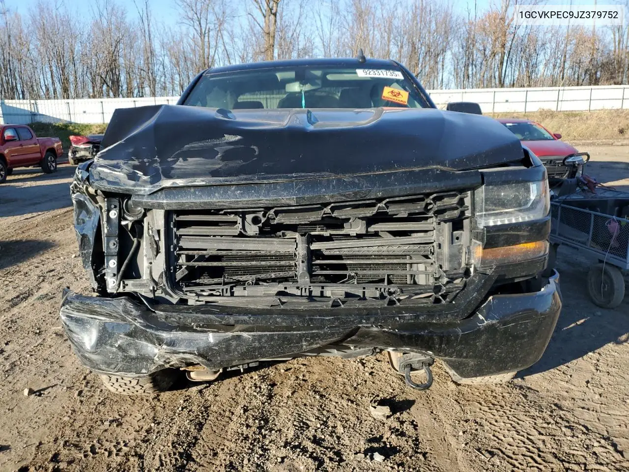 1GCVKPEC9JZ379752 2018 Chevrolet Silverado K1500 Custom