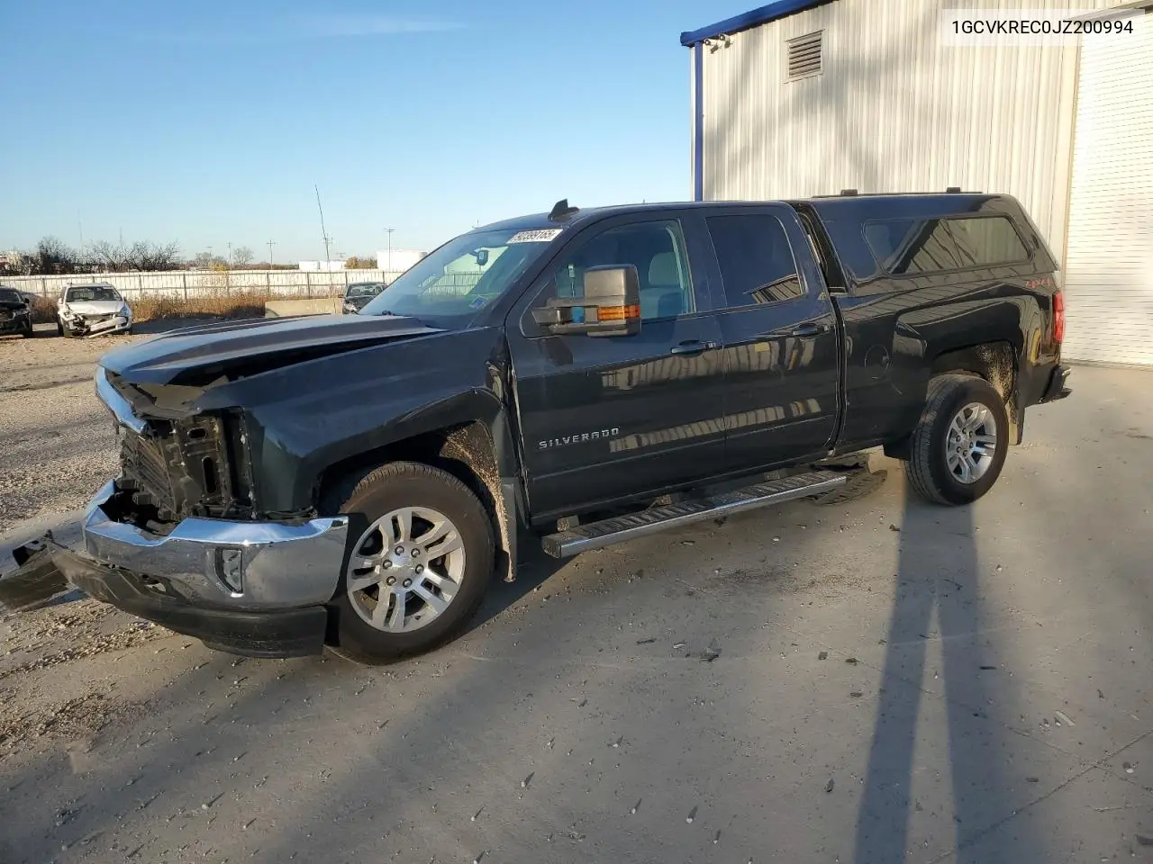 1GCVKREC0JZ200994 2018 Chevrolet Silverado K1500 Lt