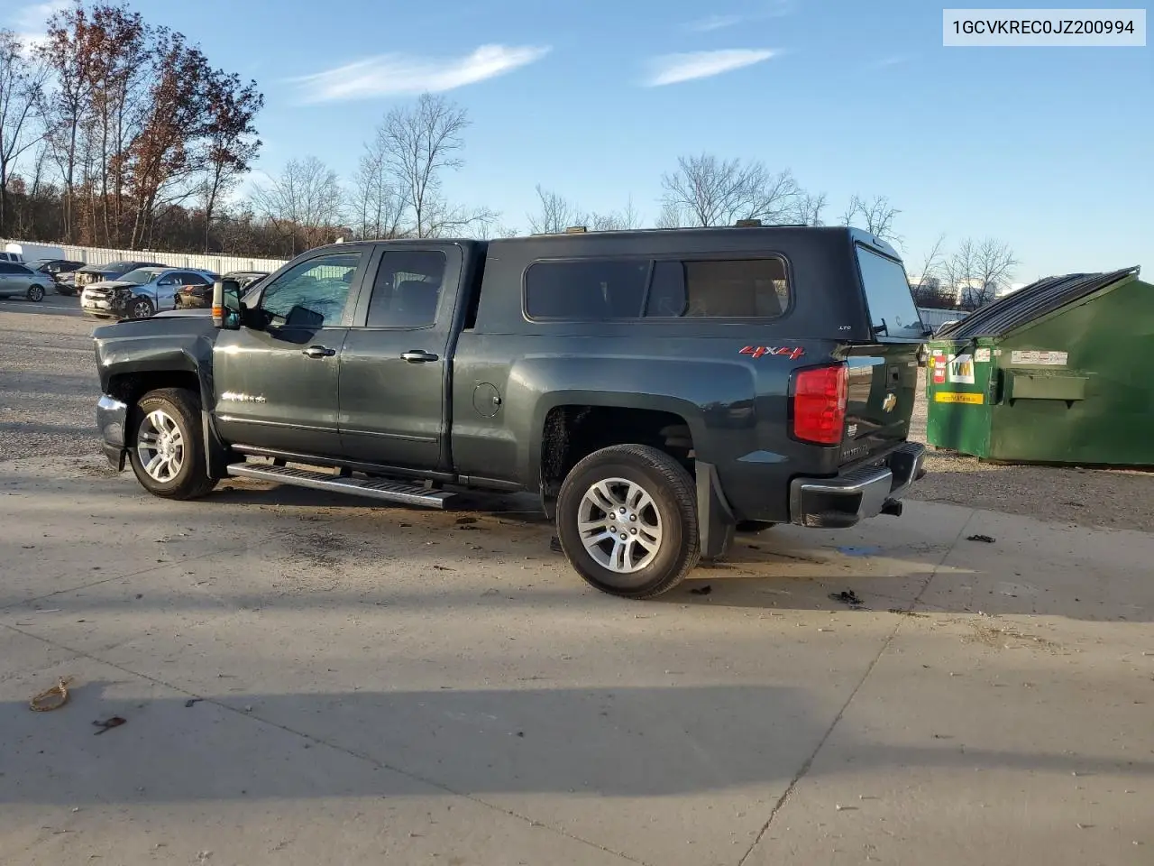 1GCVKREC0JZ200994 2018 Chevrolet Silverado K1500 Lt