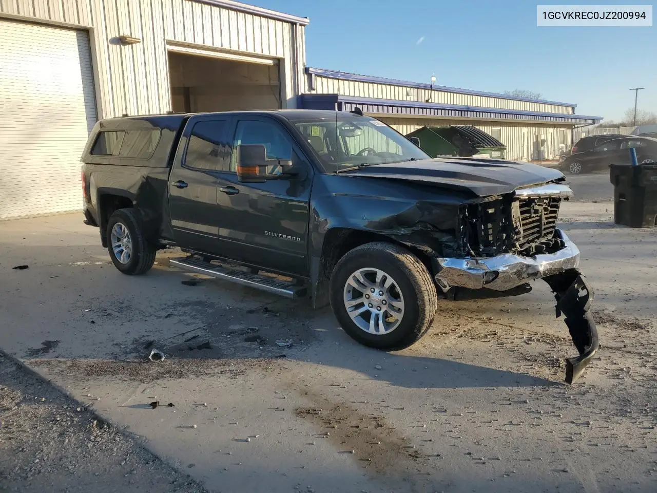 1GCVKREC0JZ200994 2018 Chevrolet Silverado K1500 Lt