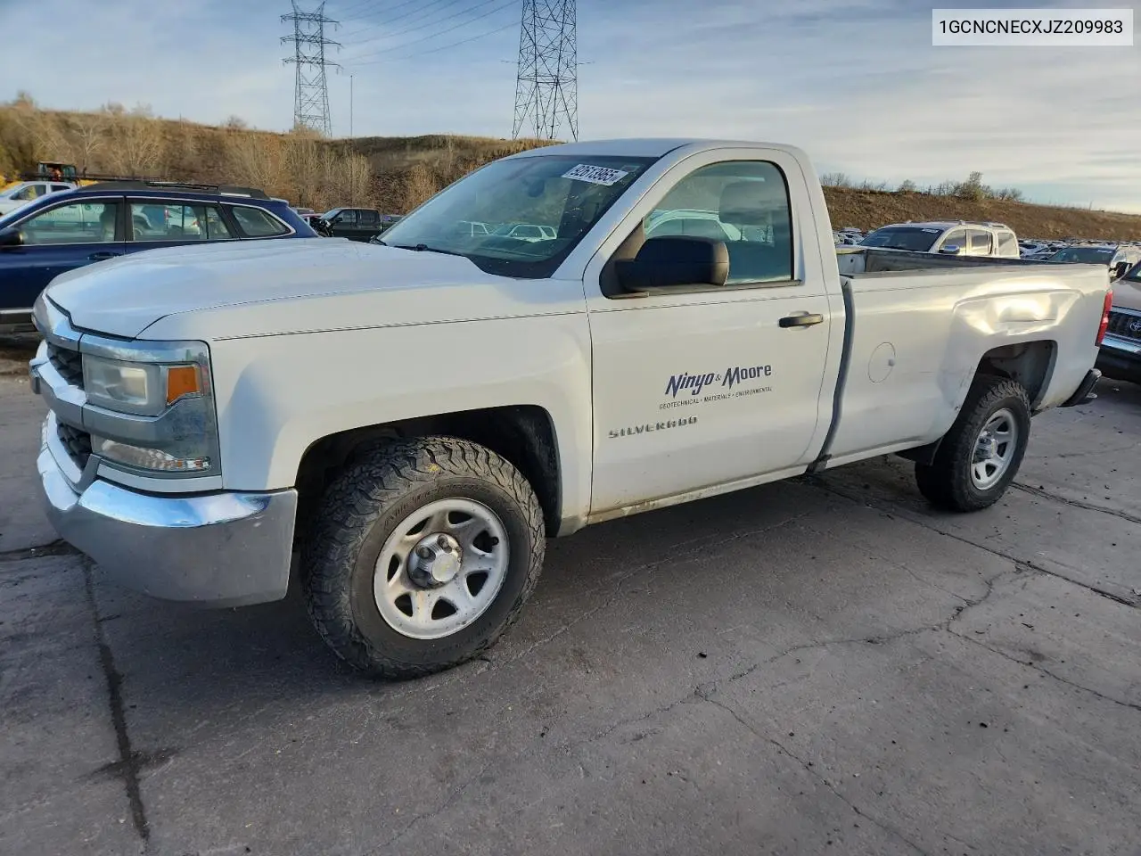 1GCNCNECXJZ209983 2018 Chevrolet Silverado C1500