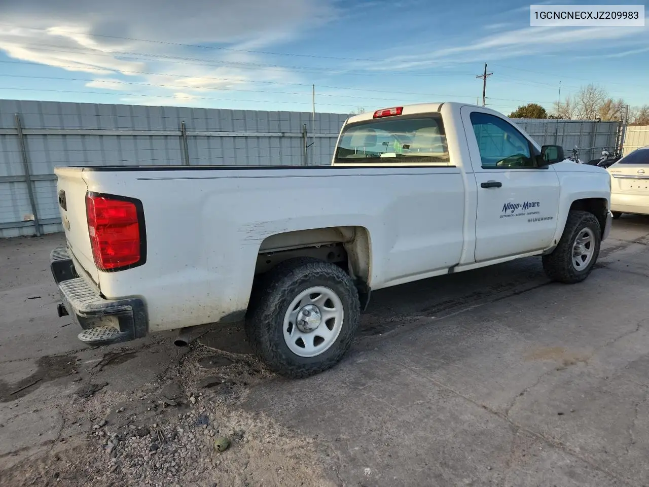 1GCNCNECXJZ209983 2018 Chevrolet Silverado C1500
