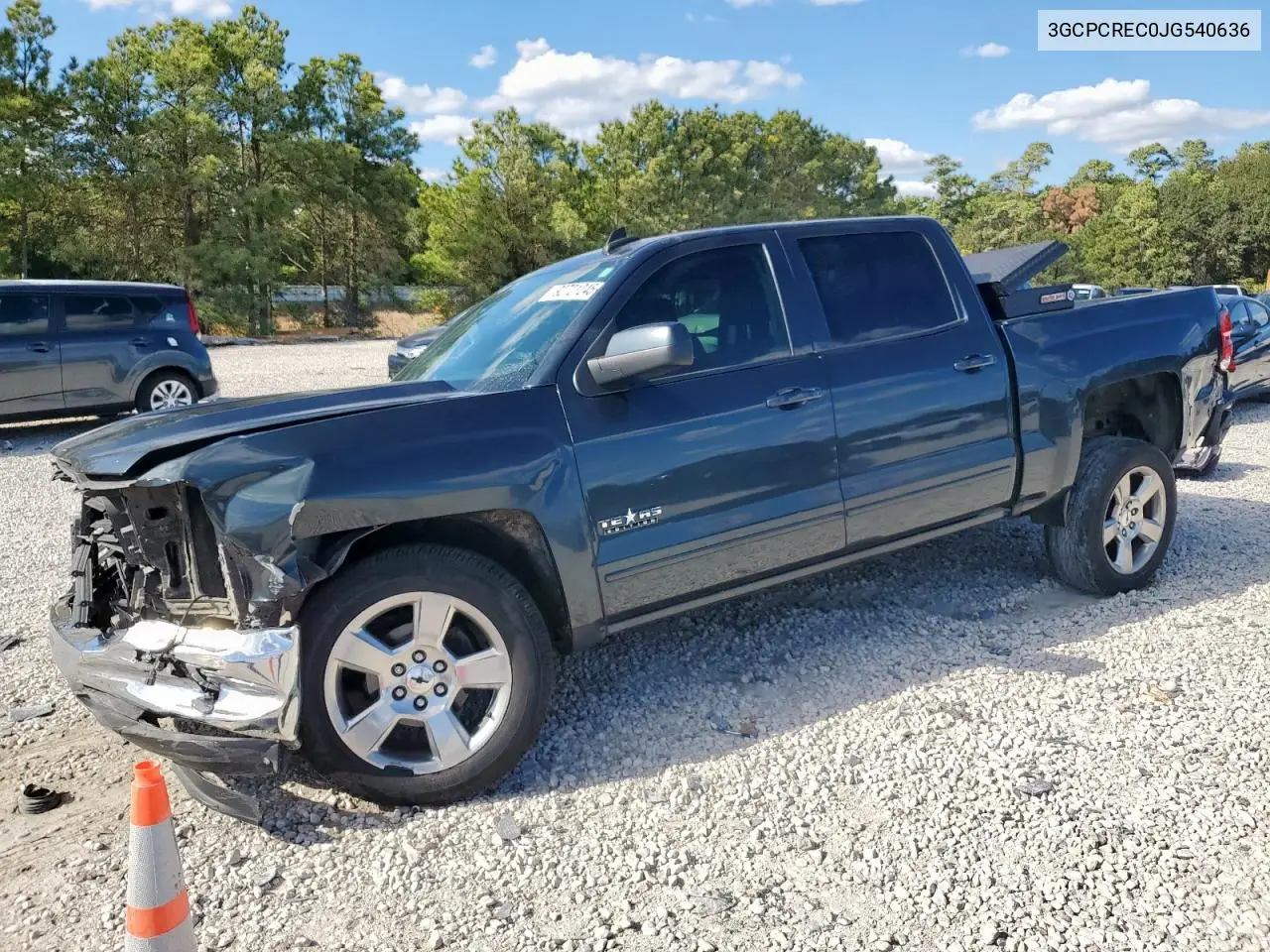 3GCPCREC0JG540636 2018 Chevrolet Silverado C1500 Lt