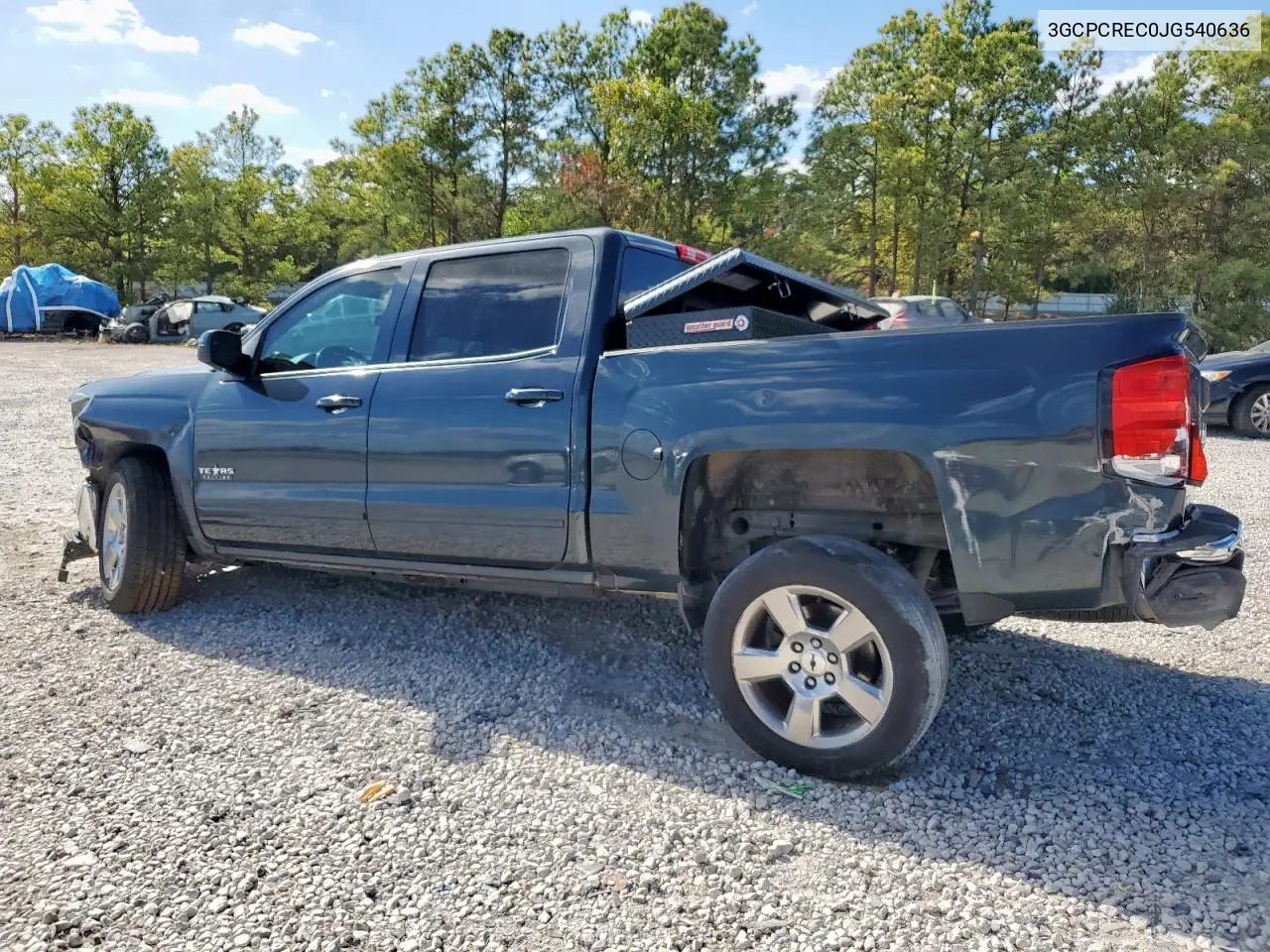 3GCPCREC0JG540636 2018 Chevrolet Silverado C1500 Lt