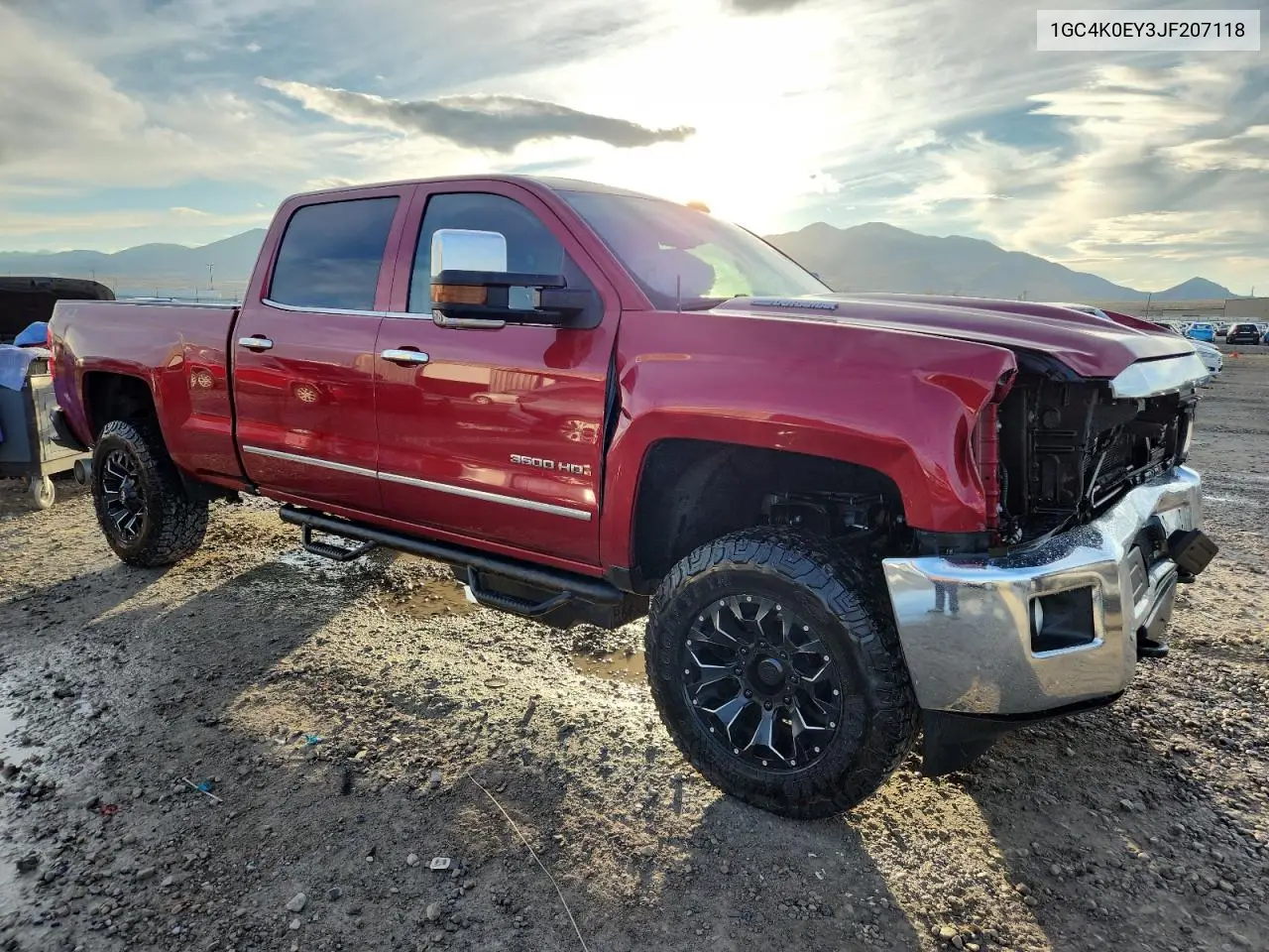 1GC4K0EY3JF207118 2018 Chevrolet Silverado K3500 Ltz