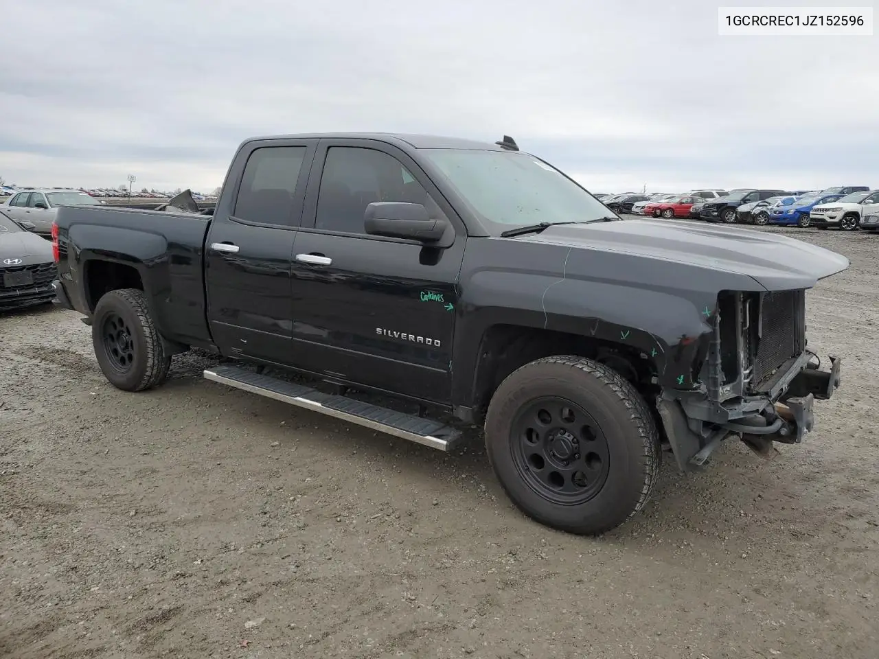 1GCRCREC1JZ152596 2018 Chevrolet Silverado C1500 Lt