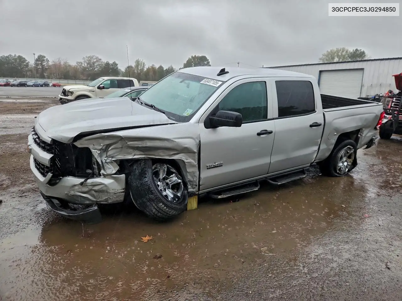 3GCPCPEC3JG294850 2018 Chevrolet Silverado C1500 Custom