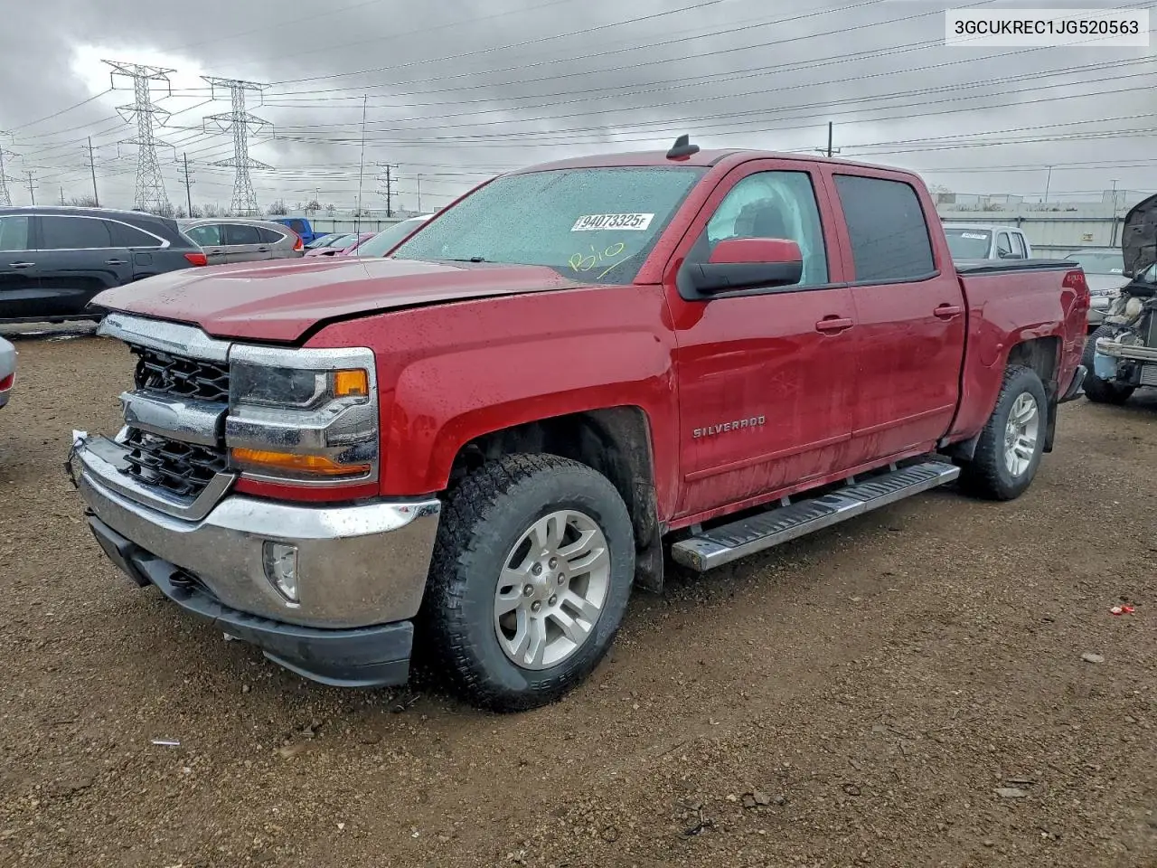 3GCUKREC1JG520563 2018 Chevrolet Silverado K1500 Lt