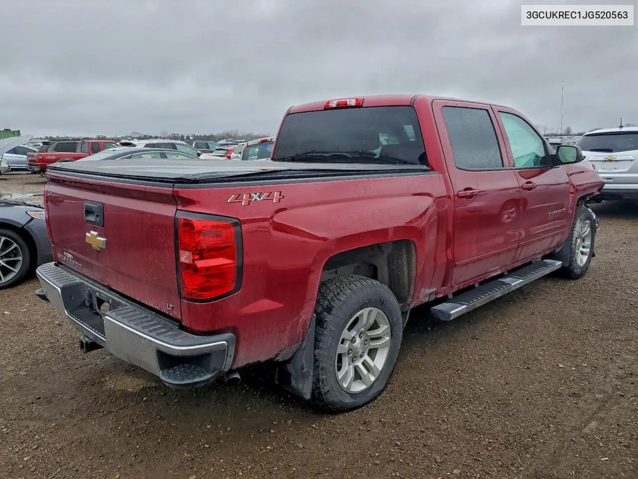 3GCUKREC1JG520563 2018 Chevrolet Silverado K1500 Lt